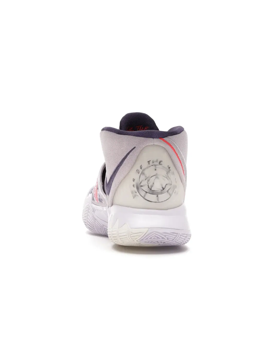 Мужские кроссовки для баскетбола с технологией Zoom Air Nike Kyrie 6 — изображение 4 из 4, серый/фиолетовый-яркий