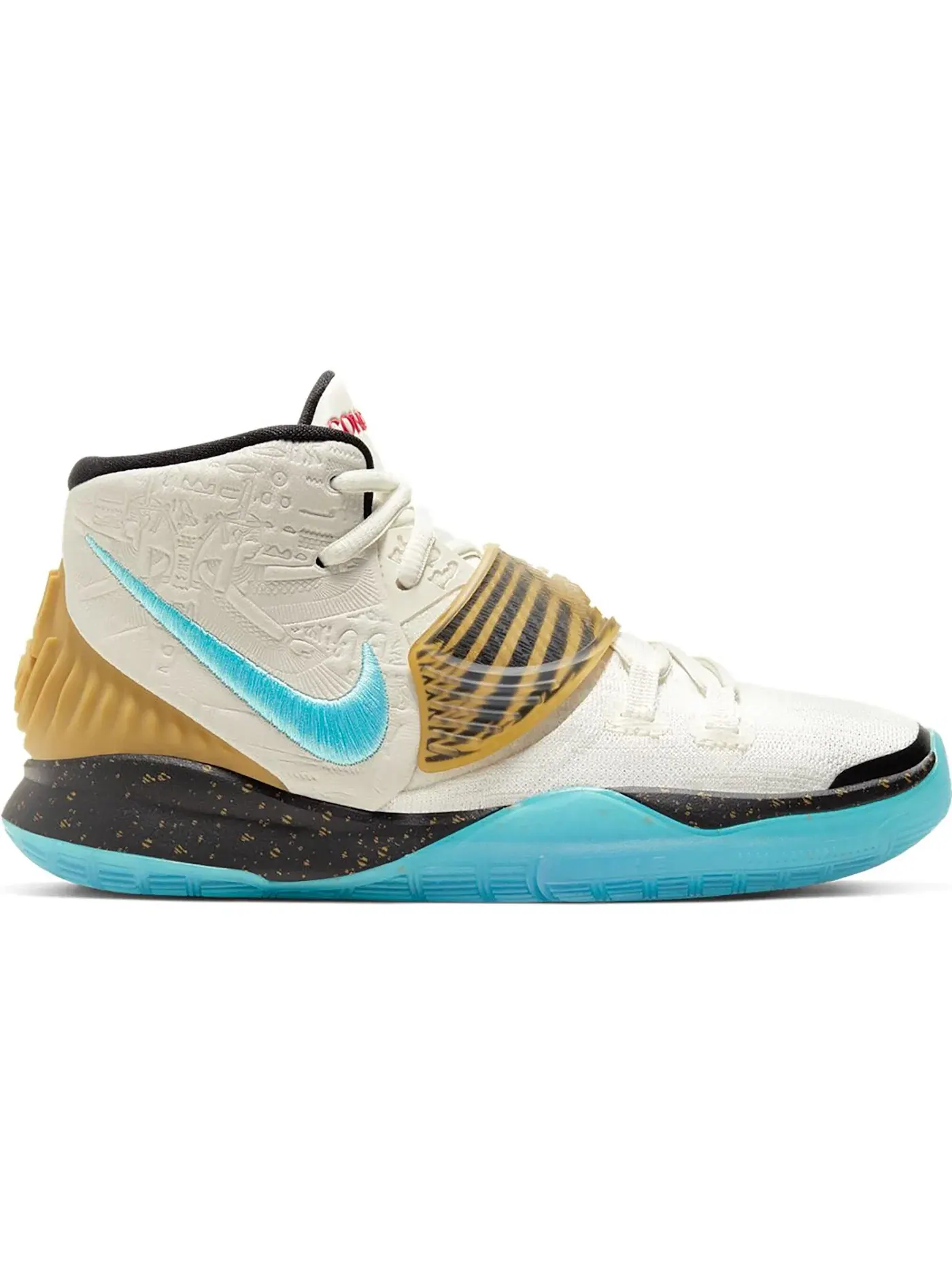 Детские кроссовки для мальчиков с принтом Nike Kyrie 6 Concepts Golden Mummy — изображение 1 из 1