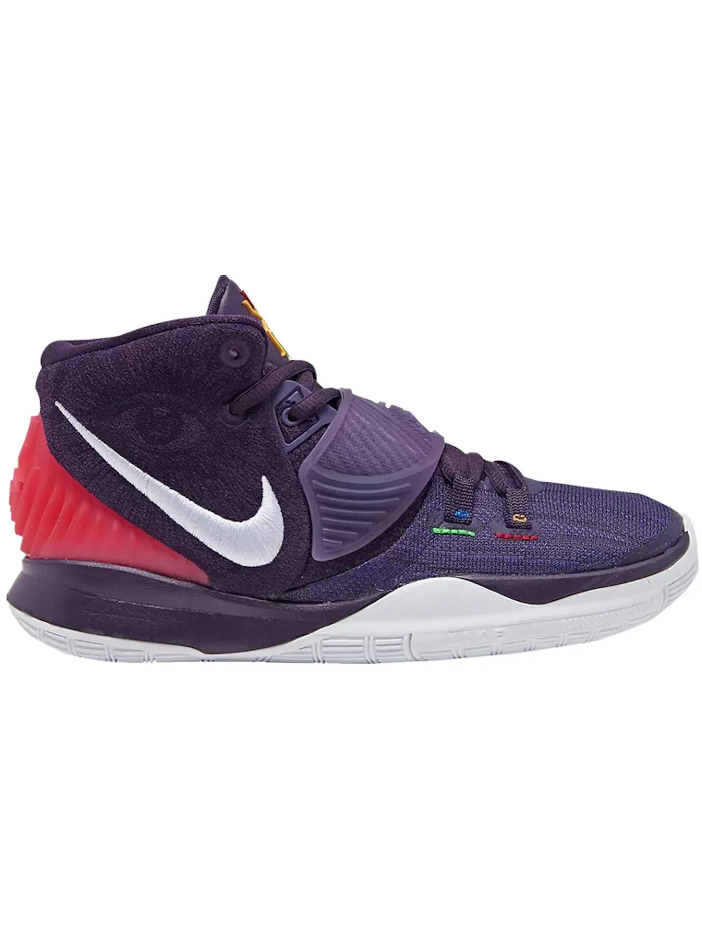 Детские кроссовки для баскетбола Nike Kyrie 6 — изображение 1 из 1, фиолетовый/мульти/белый