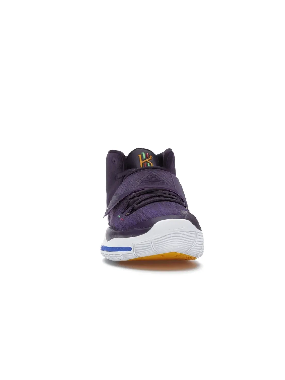 Мужские баскетбольные кроссовки с системой фиксации Flytrap Nike Kyrie 6 — изображение 2 из 4, фиолетовый/белый