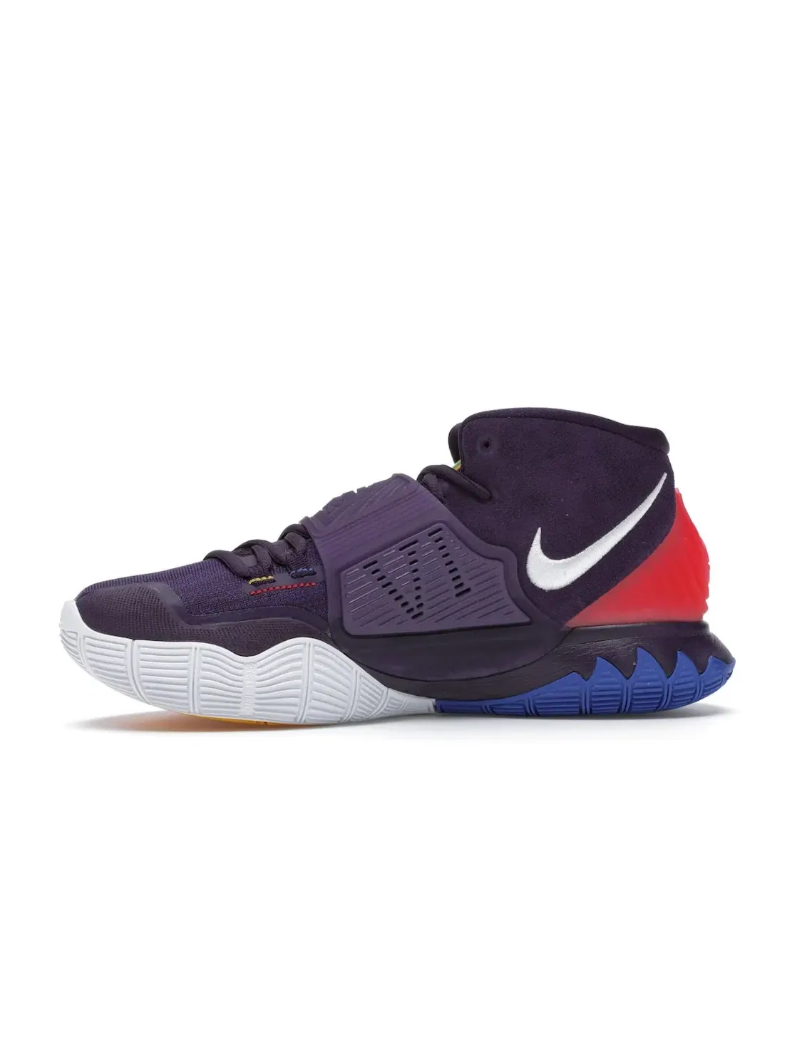 Мужские баскетбольные кроссовки с системой фиксации Flytrap Nike Kyrie 6 — изображение 3 из 4, фиолетовый/белый