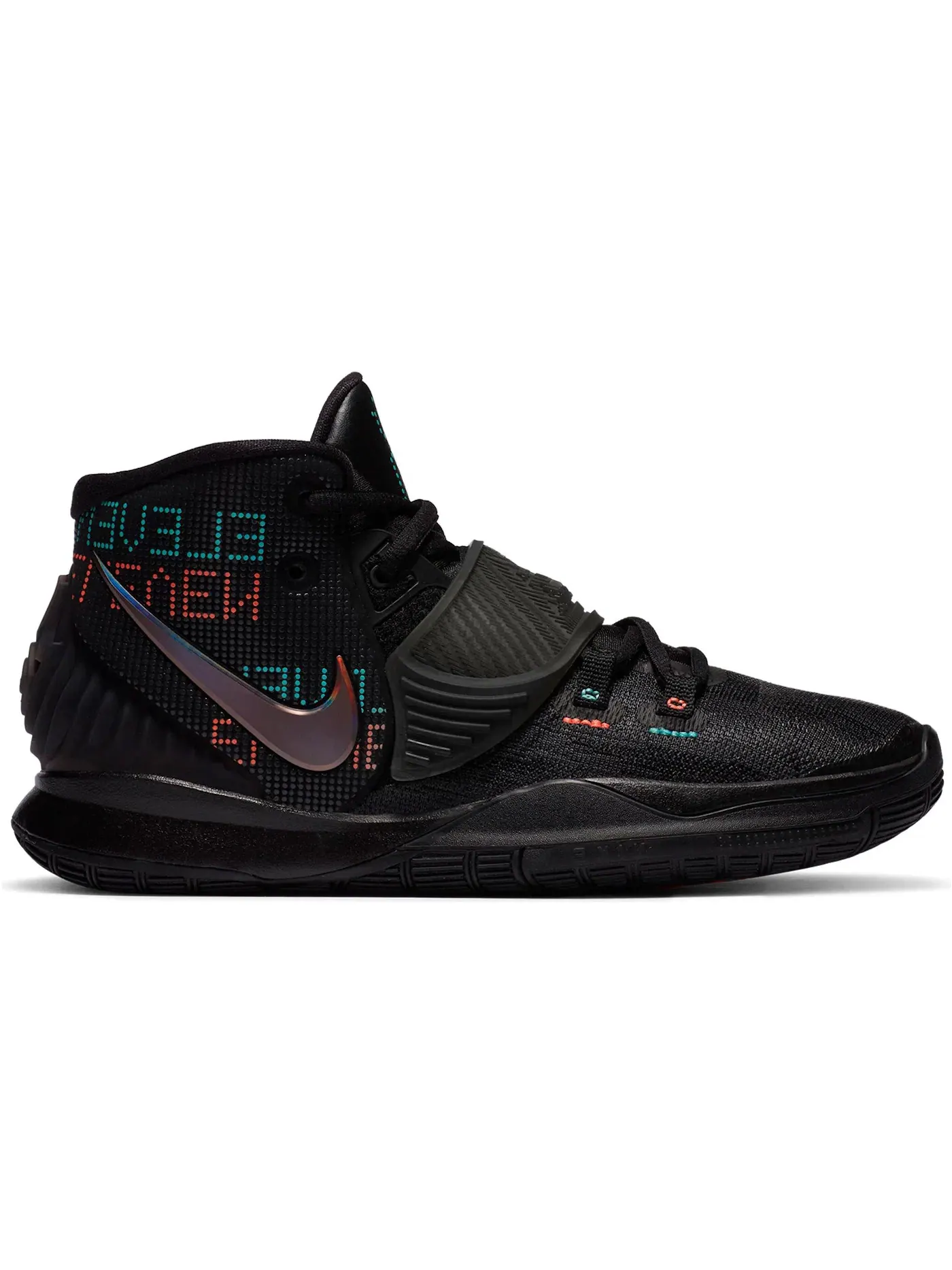 Детские кроссовки для баскетбола Nike Kyrie 6 — изображение 1 из 1, черный/черный