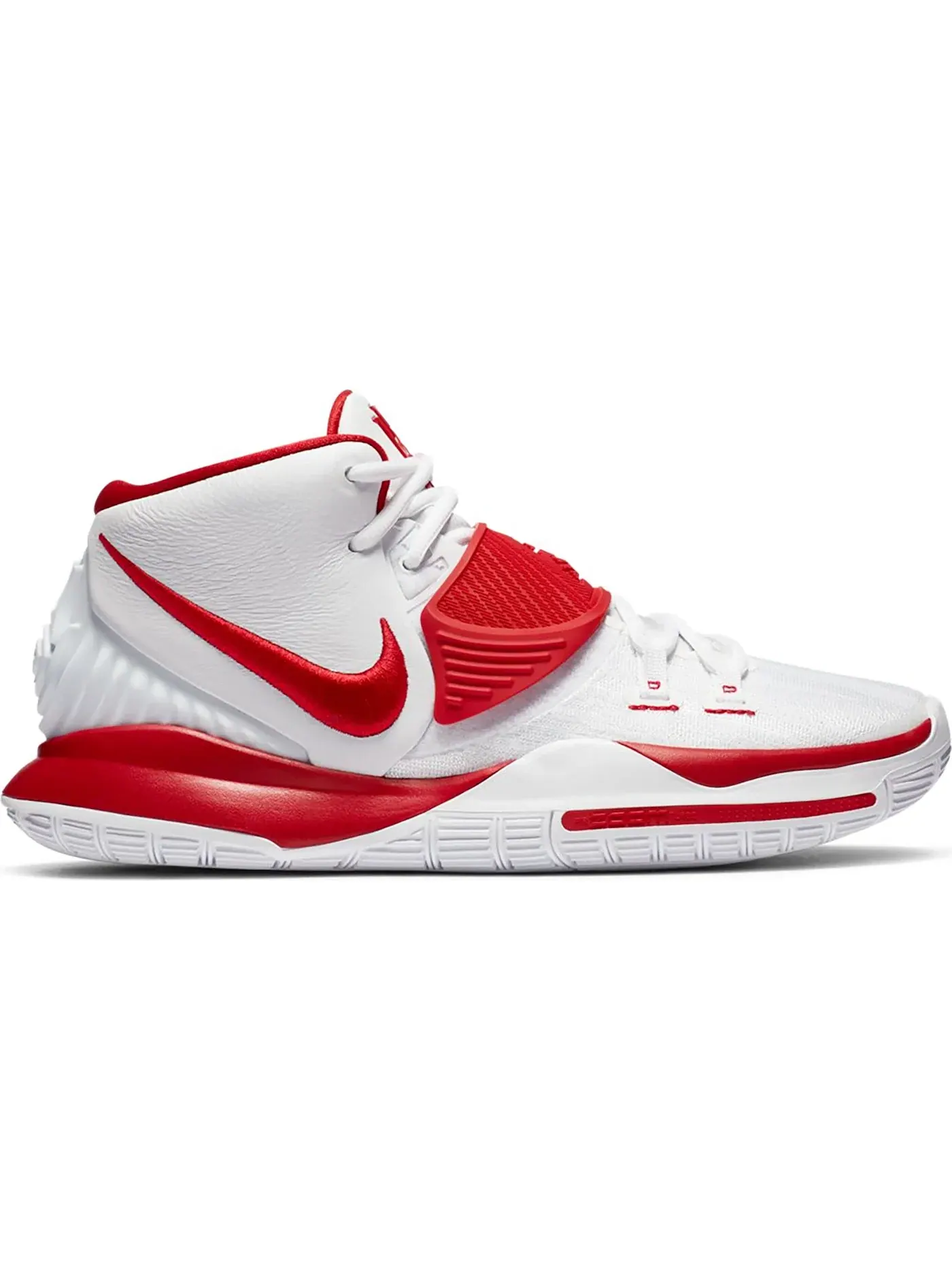 Мужские баскетбольные кроссовки с двухцветным дизайном Nike Kyrie 6 Nike — изображение 1 из 1, белый/белый-красный