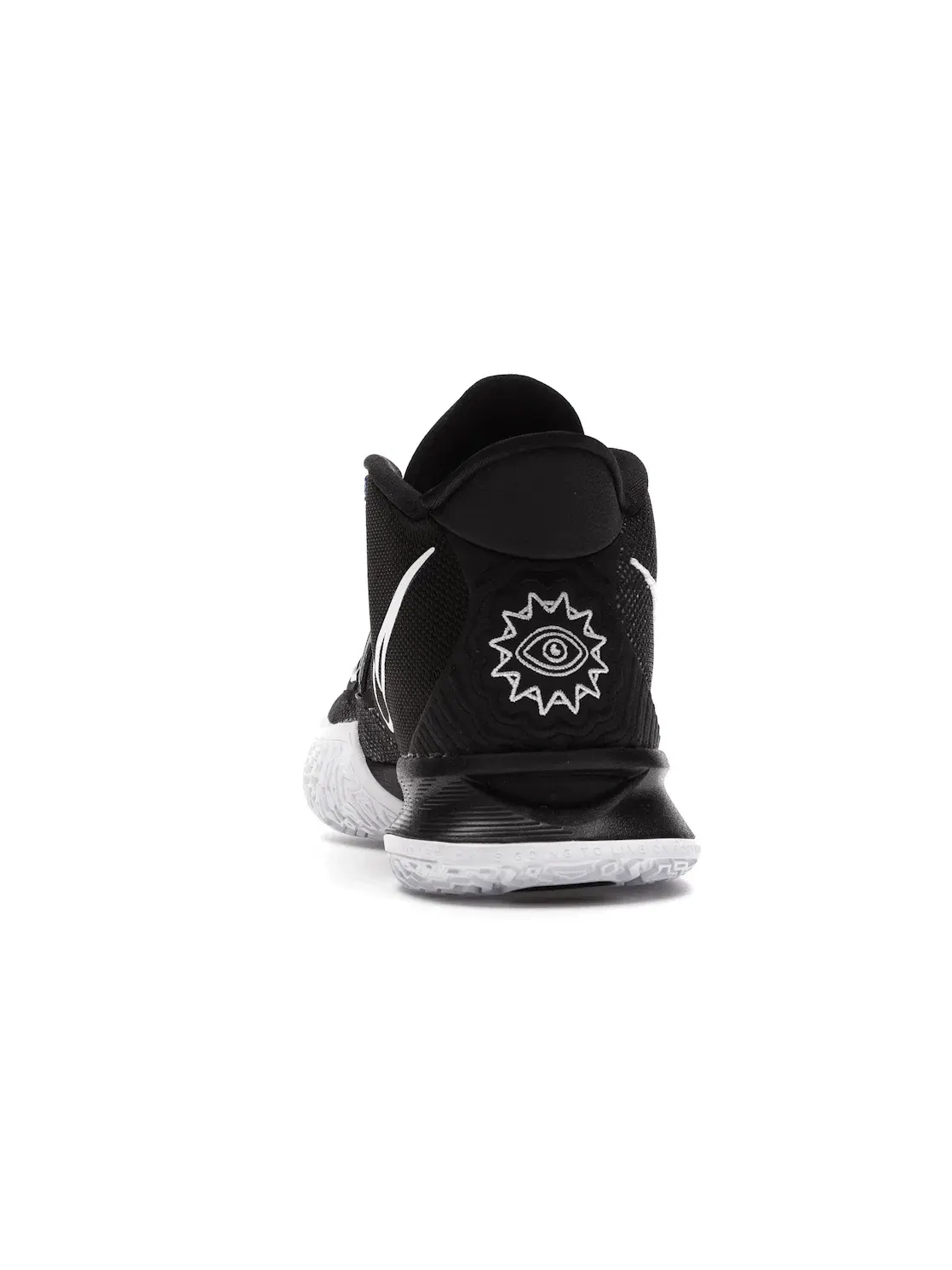Мужские кроссовки для баскетбола Nike Kyrie 7 — изображение 4 из 4, черный/белый