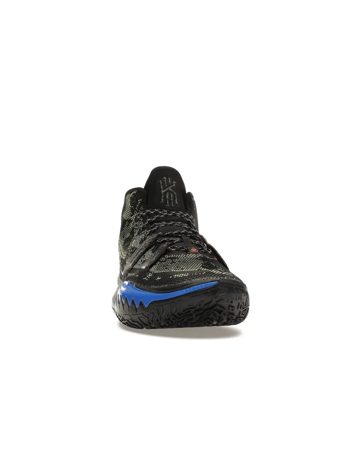 Мужские кроссовки для баскетбола с сетчатым верхом Nike Kyrie 7 — изображение 2 из 4, черный//оранжевый/черный