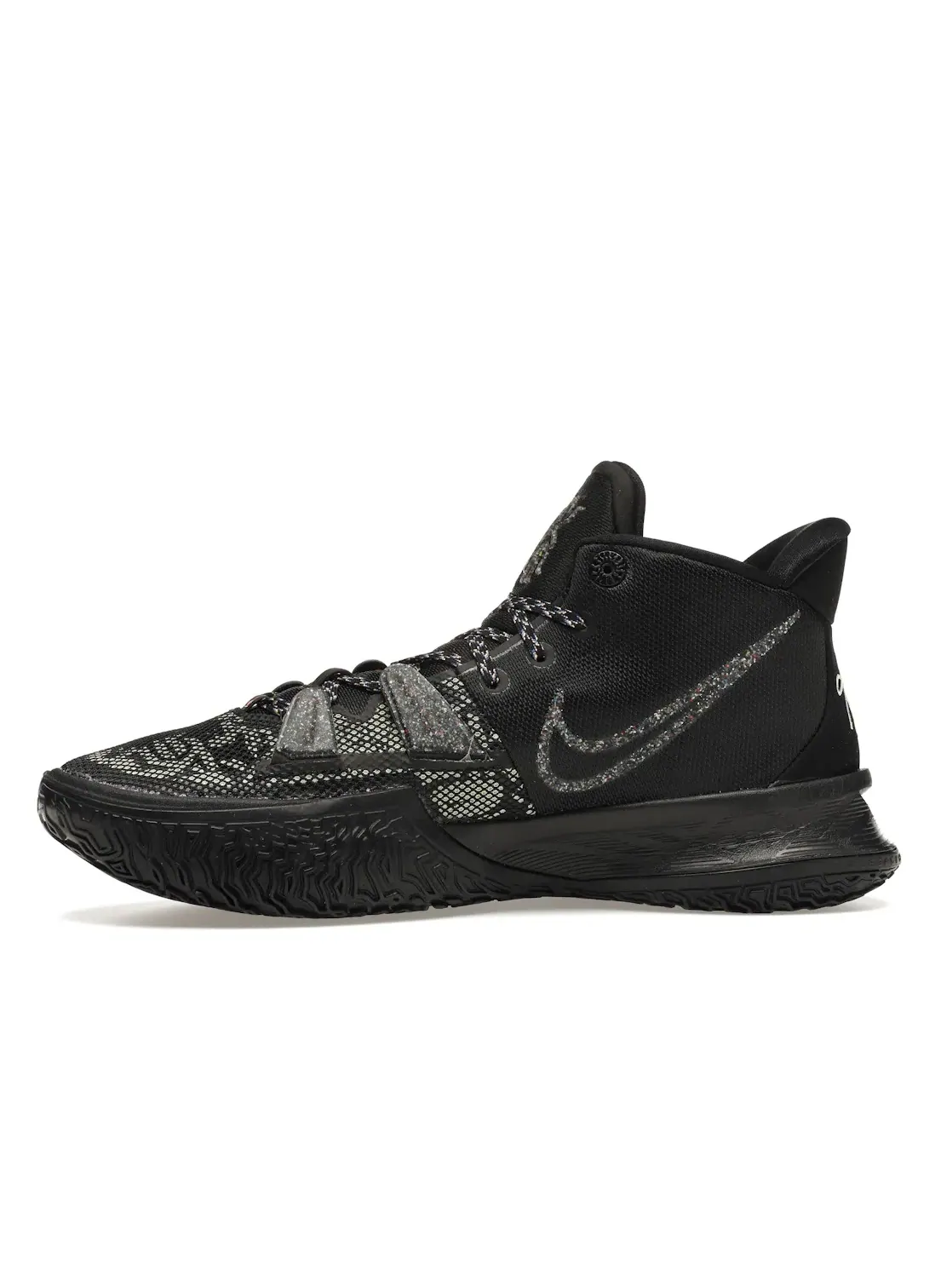 Мужские кроссовки для баскетбола с сетчатым верхом Nike Kyrie 7 — изображение 3 из 4, черный//оранжевый/черный