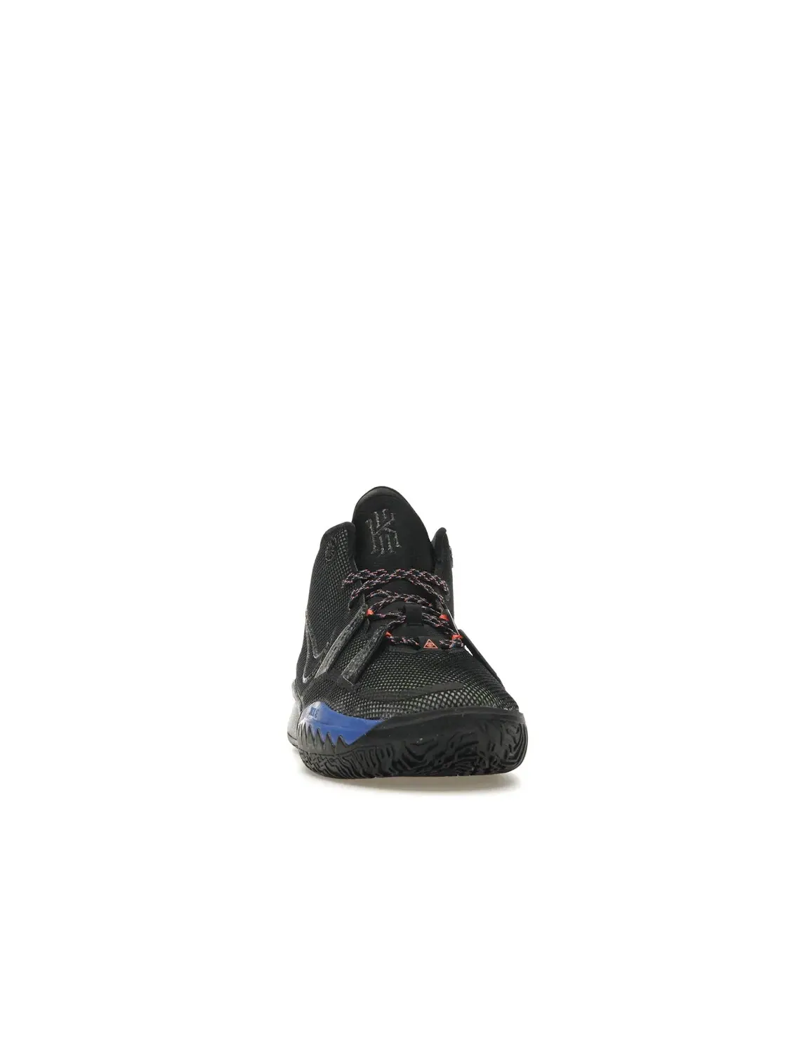 Детские кроссовки для мальчиков с принтом Nike Kyrie 7 Nike — изображение 2 из 4, черный/черный//оранжевый