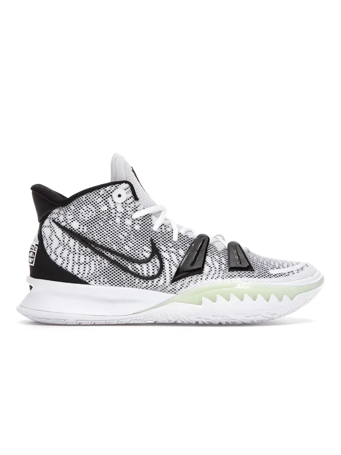 Мужские кроссовки для баскетбола с амортизацией Nike Kyrie 7 — изображение 1 из 4, белый/черный