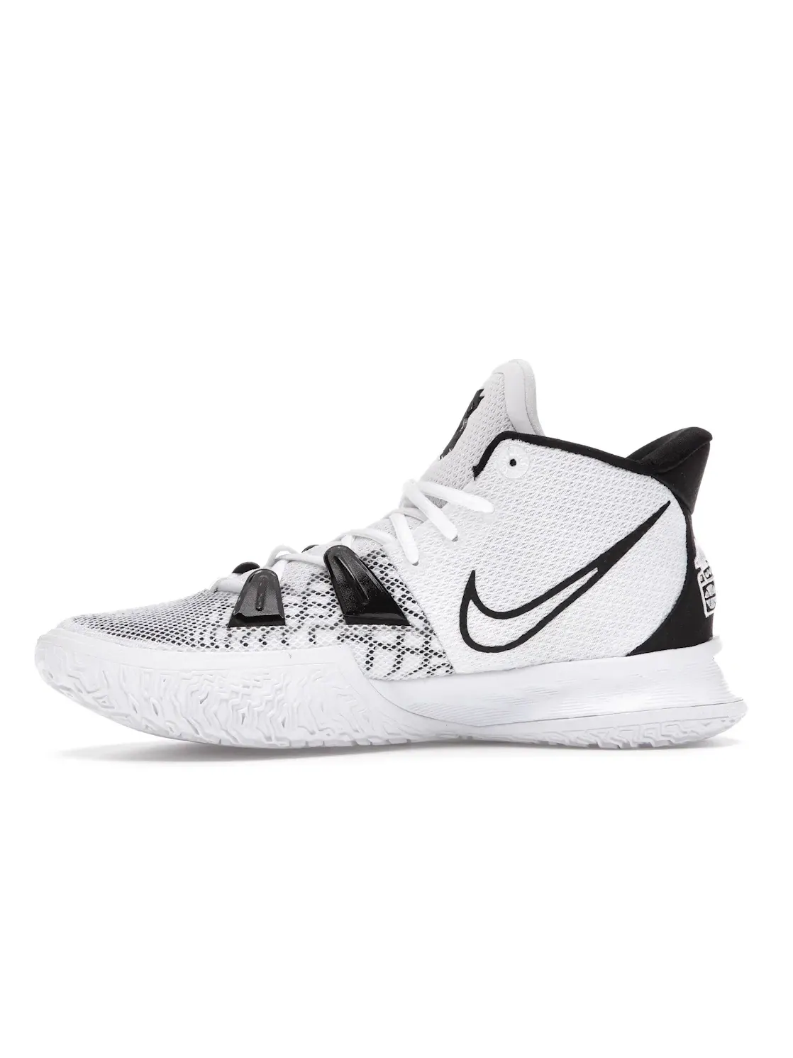 Мужские кроссовки для баскетбола с амортизацией Nike Kyrie 7 — изображение 3 из 4, белый/черный