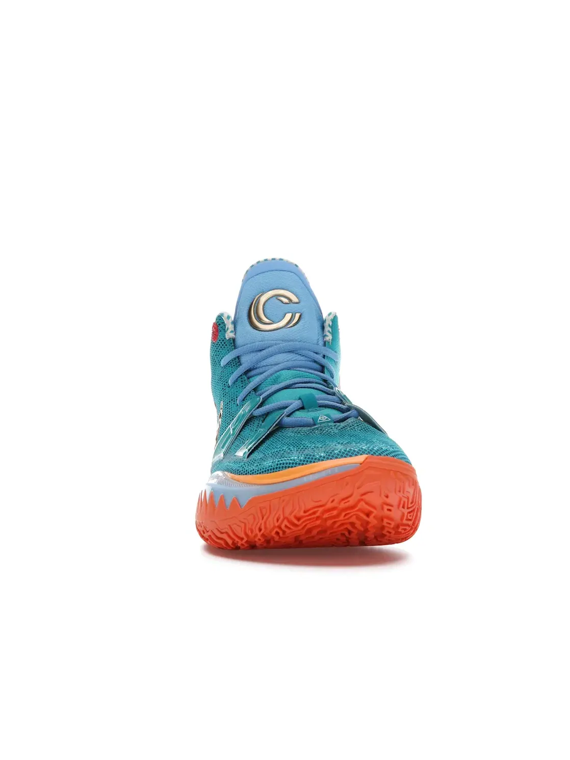 Мужские кроссовки с принтом Nike Kyrie 7 Concepts Horus Nike — изображение 2 из 4, оранжевый