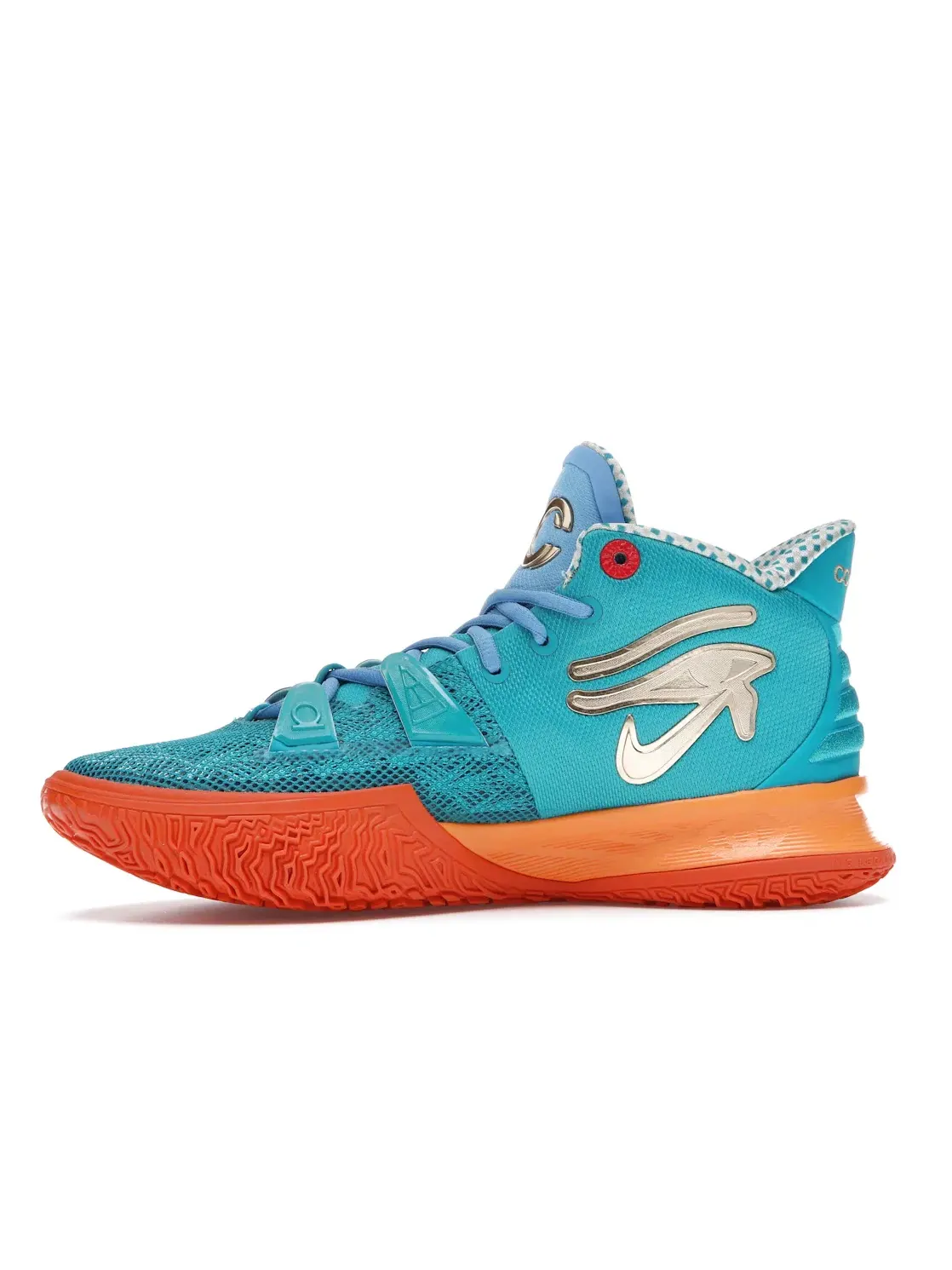 Мужские кроссовки с высоким верхом Nike Kyrie 7 Concepts Horus — изображение 3 из 4, оранжевый