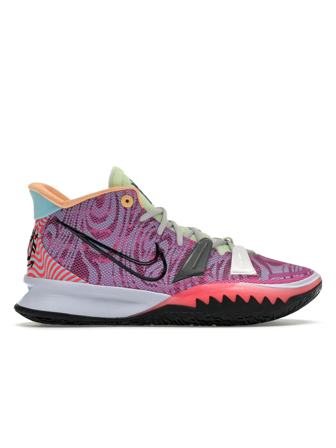 Мужские кроссовки для баскетбола с системой шнуровки Nike Kyrie 7 Nike — изображение 1 из 4, черный--мульти