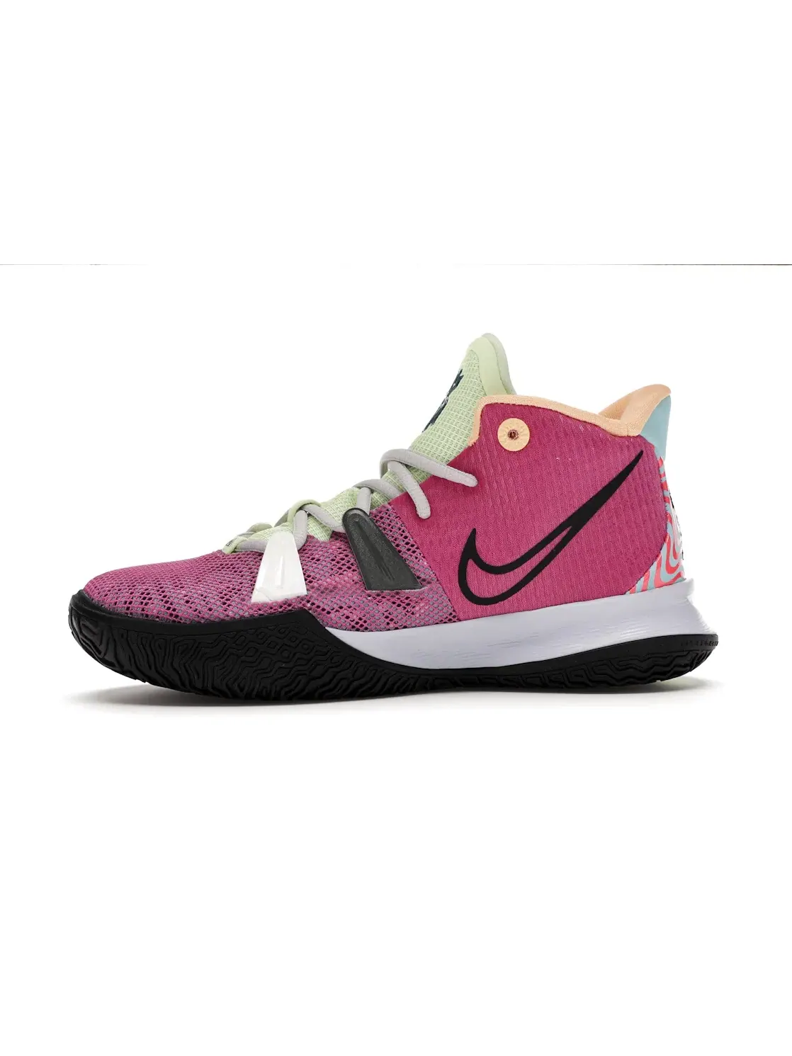 Детские кроссовки для баскетбола с принтом Nike Kyrie 7 Creator Nike — изображение 3 из 4, черный--мульти
