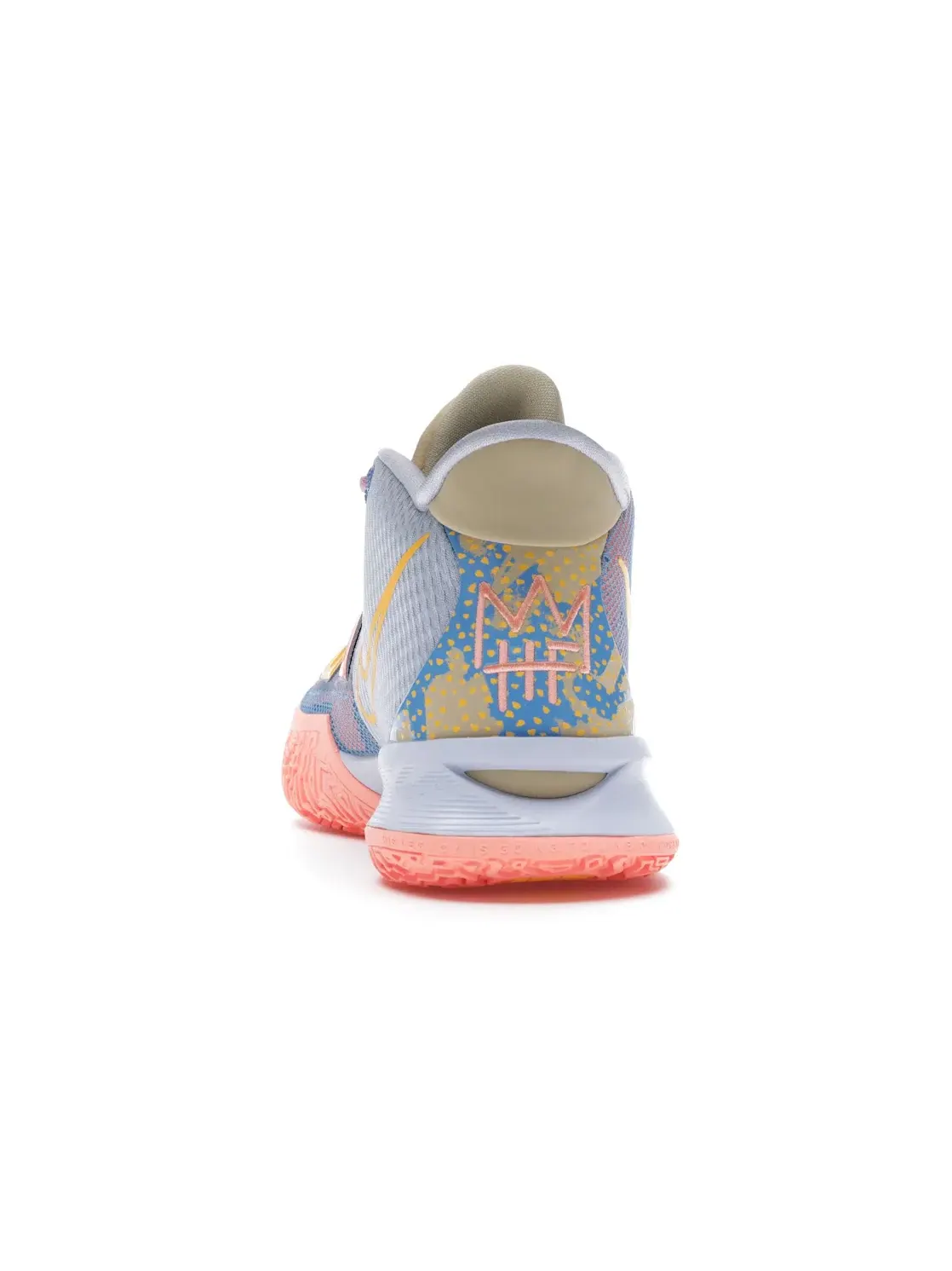 Мужские кроссовки для баскетбола с принтом Nike Kyrie 7 Nike — изображение 4 из 4, синий/оранжевый--розовый