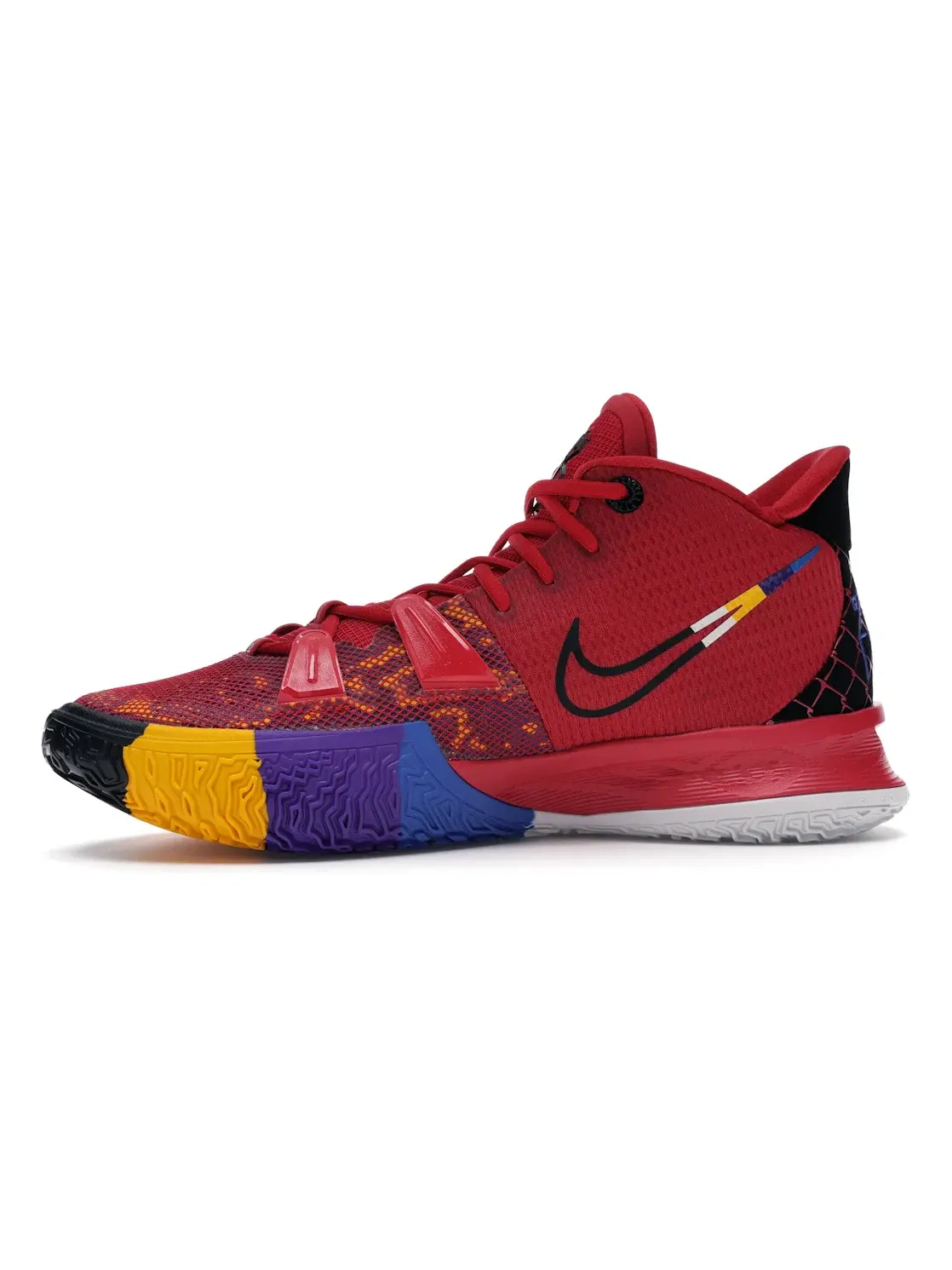 Мужские кроссовки баскетбольные Nike Kyrie 7 — изображение 3 из 4, красный/черный