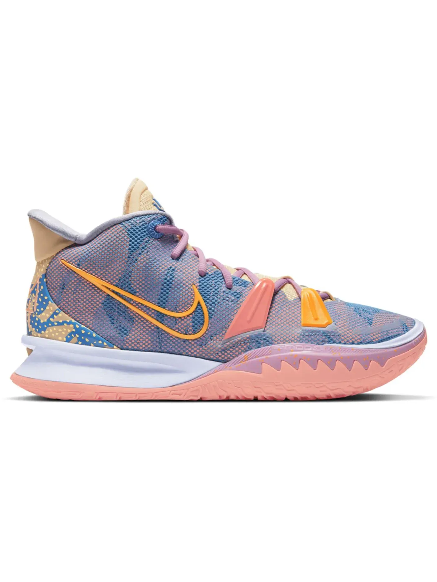 Мужские кроссовки для баскетбола Nike Kyrie 7 Preheat Expressions — изображение 1 из 1, оранжевый/синий