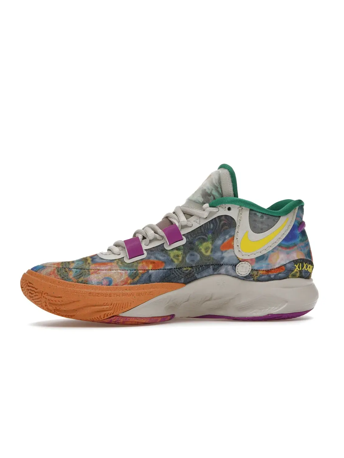 Мужские баскетбольные кроссовки с ярким принтом Nike Kyrie 8 — изображение 3 из 4
