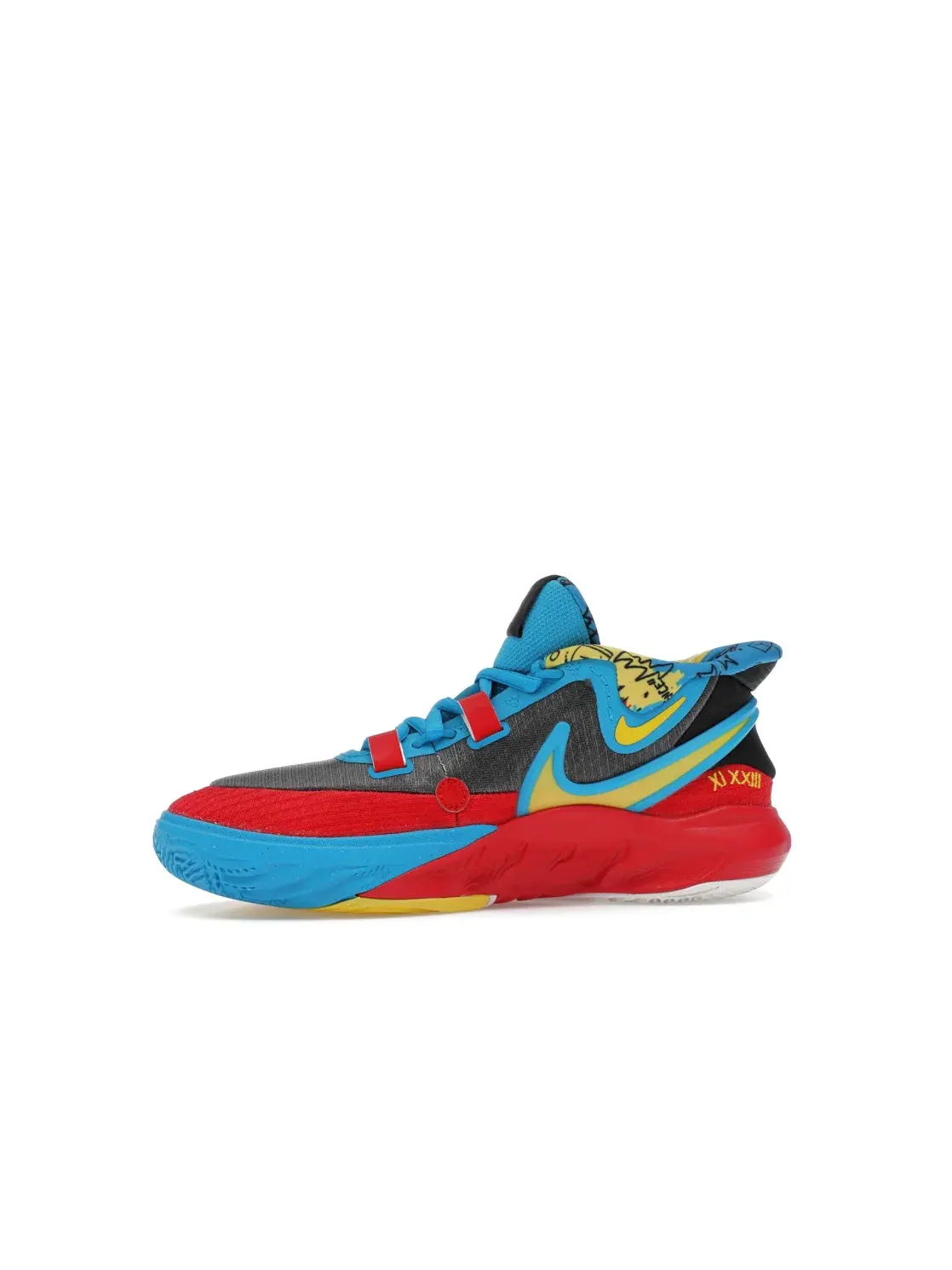 Детские кроссовки для баскетбола Nike Kyrie 8 GO SE — изображение 3 из 4, черный/синий/желтый