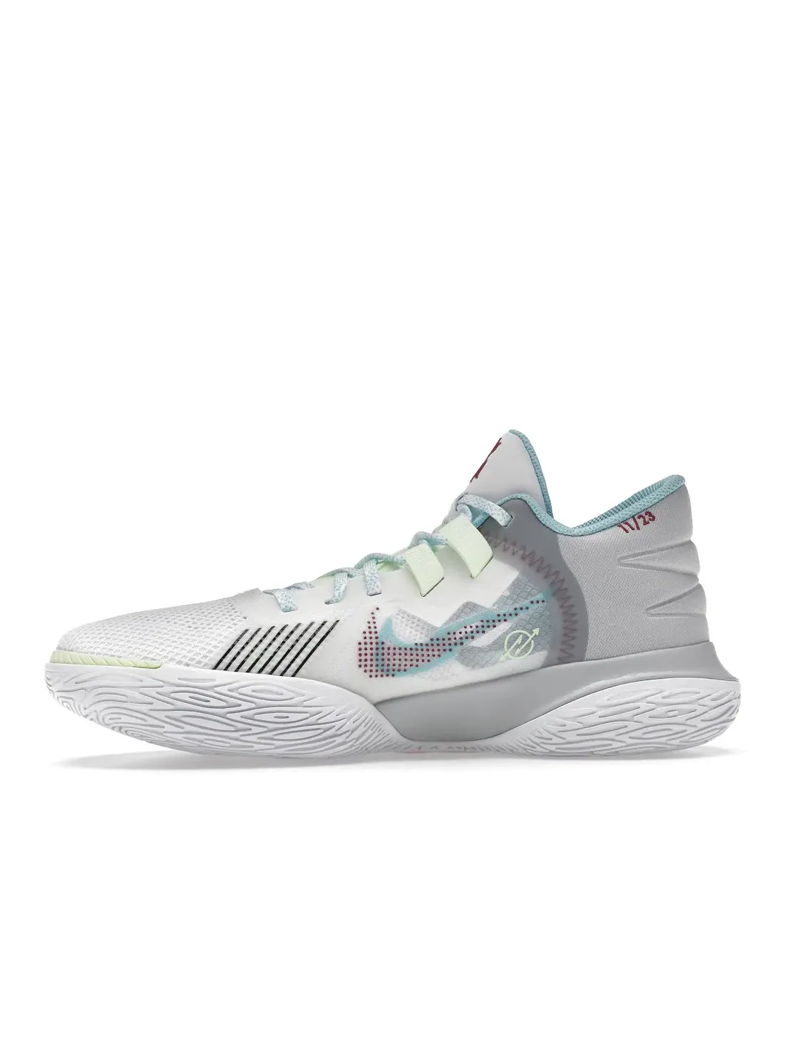 Мужские кроссовки для баскетбола Nike Kyrie Flytrap V — изображение 3 из 4, белый/-серый-синий