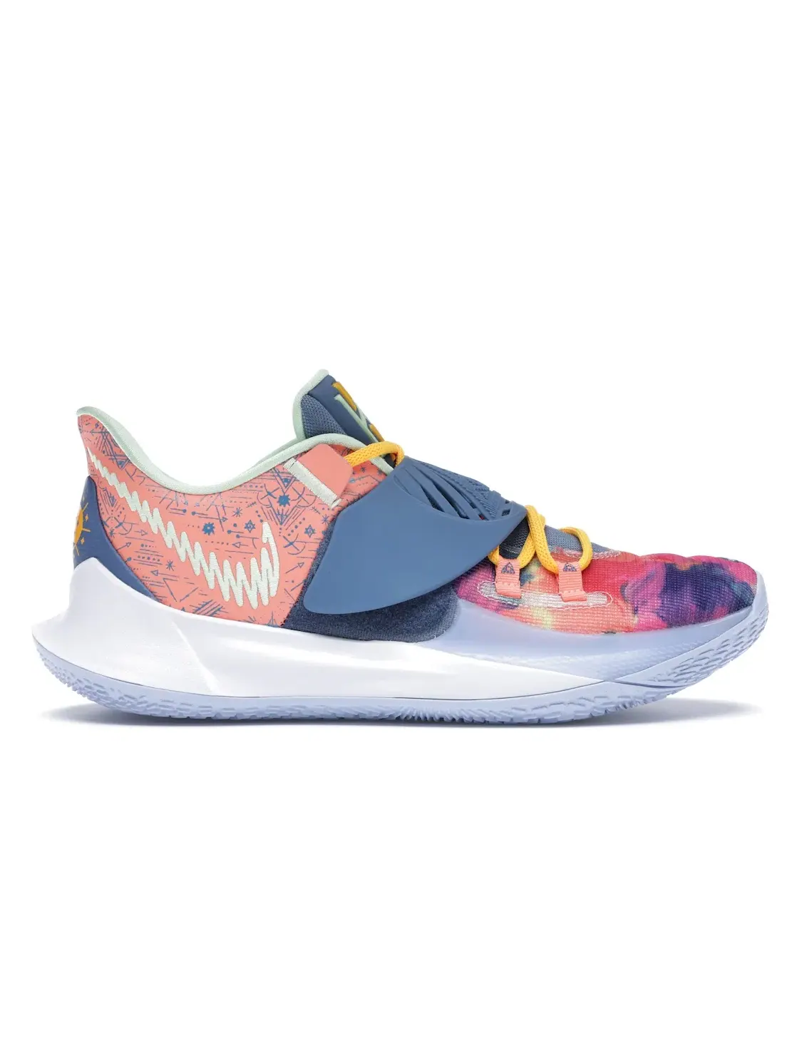 Мужские баскетбольные кроссовки с низким силуэтом Kyrie Low 3 Nike — изображение 1 из 4, розовый/синий
