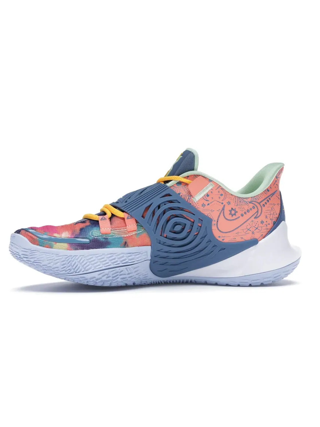 Мужские баскетбольные кроссовки с низким силуэтом Kyrie Low 3 Nike — изображение 3 из 4, розовый/синий
