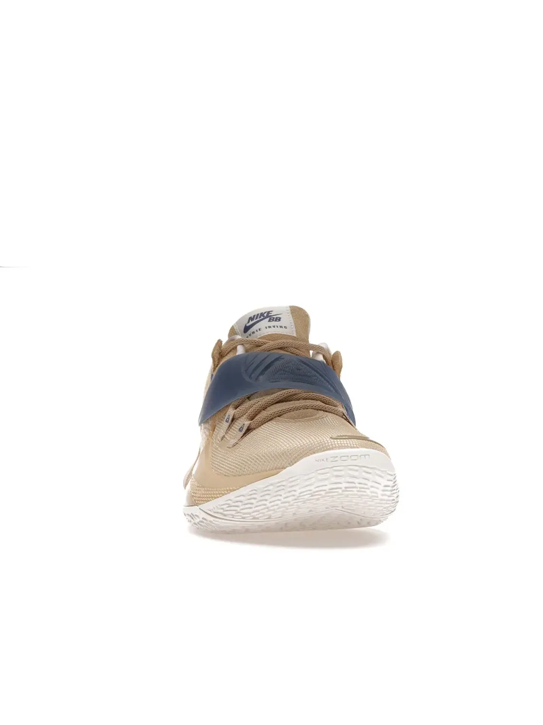 Мужские кроссовки для баскетбола с вышивкой сашико Nike Kyrie Low 3 — изображение 2 из 4, бежевый/синий-белый