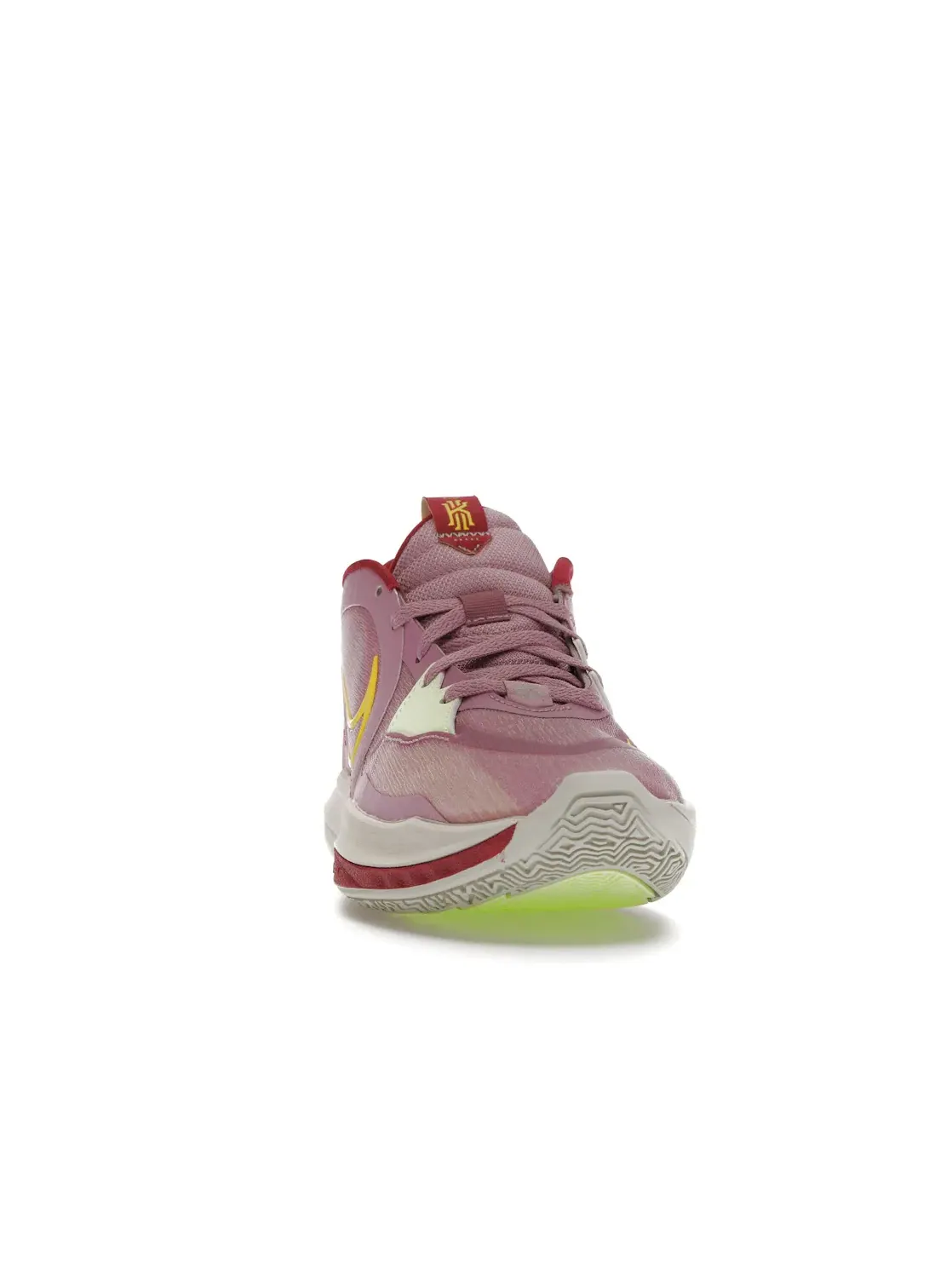 Мужские кроссовки для баскетбола с цветочным принтом Nike Kyrie Low 5 — изображение 1 из 3, желтый-светлый-зеленый