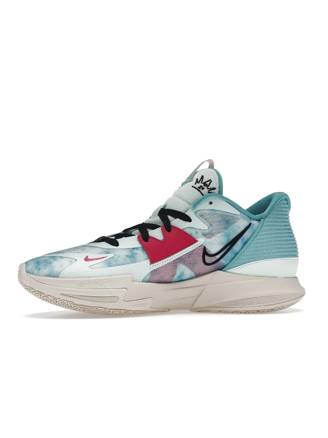 Мужские кроссовки с принтом Nike Kyrie Low 5 — изображение 3 из 4, синий/розовый/кремовый