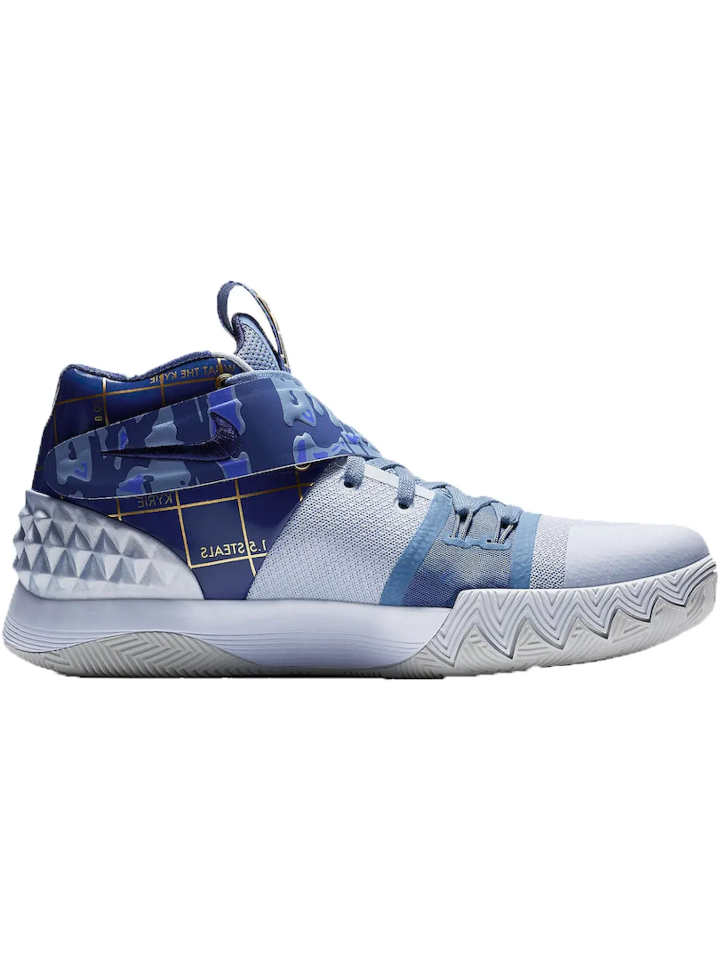 Мужские кроссовки для баскетбола Nike Kyrie S1 Hybrid — изображение 1 из 1, синий/золотистый