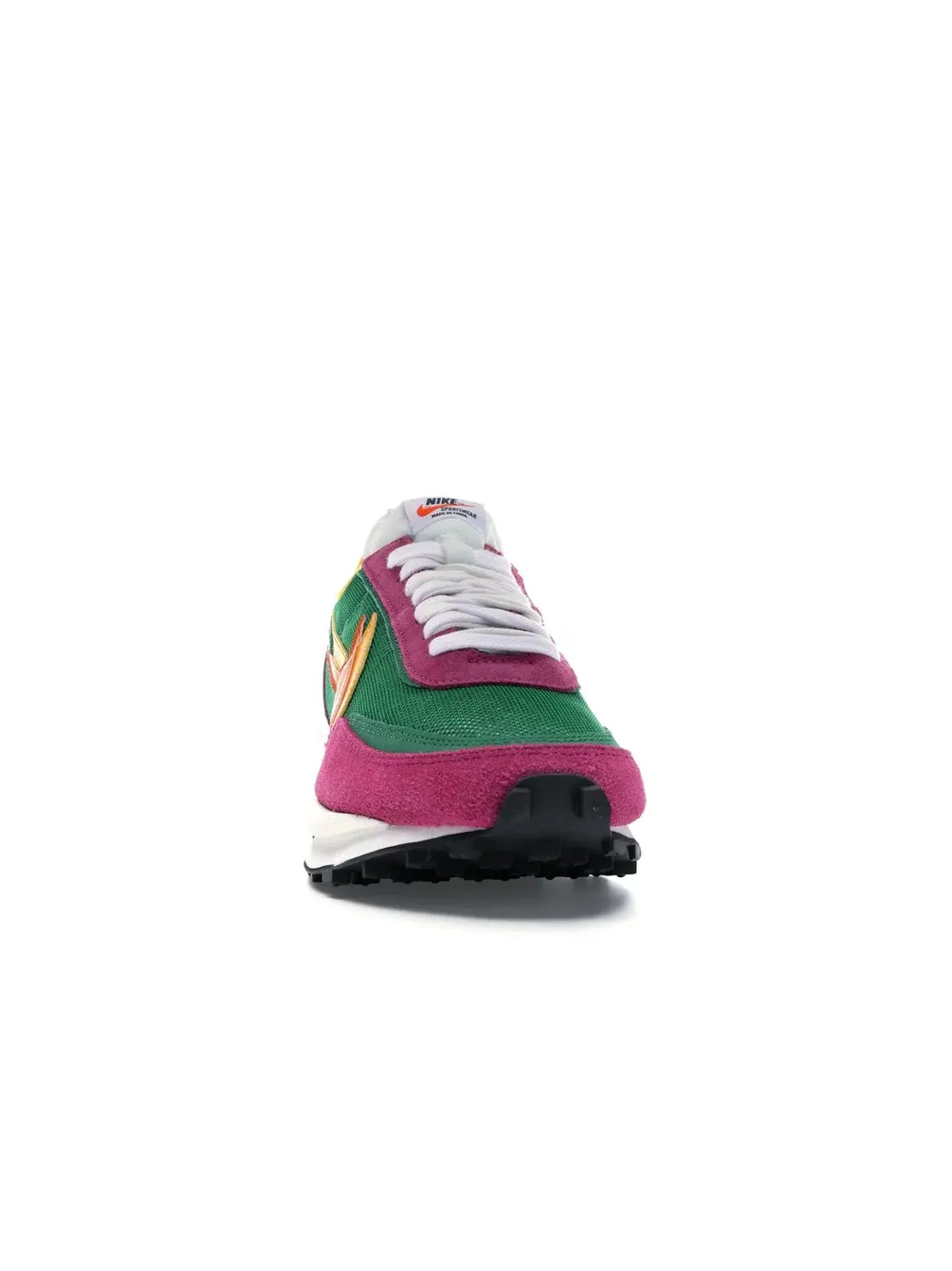 Мужские кроссовки Lifestyle Nike LD Waffle — изображение 2 из 4, зеленый/оранжевый--яркий
