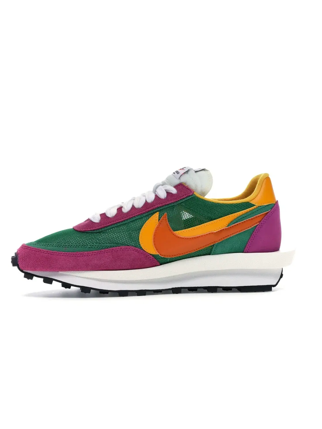Мужские кроссовки Lifestyle Nike LD Waffle — изображение 3 из 4, зеленый/оранжевый--яркий