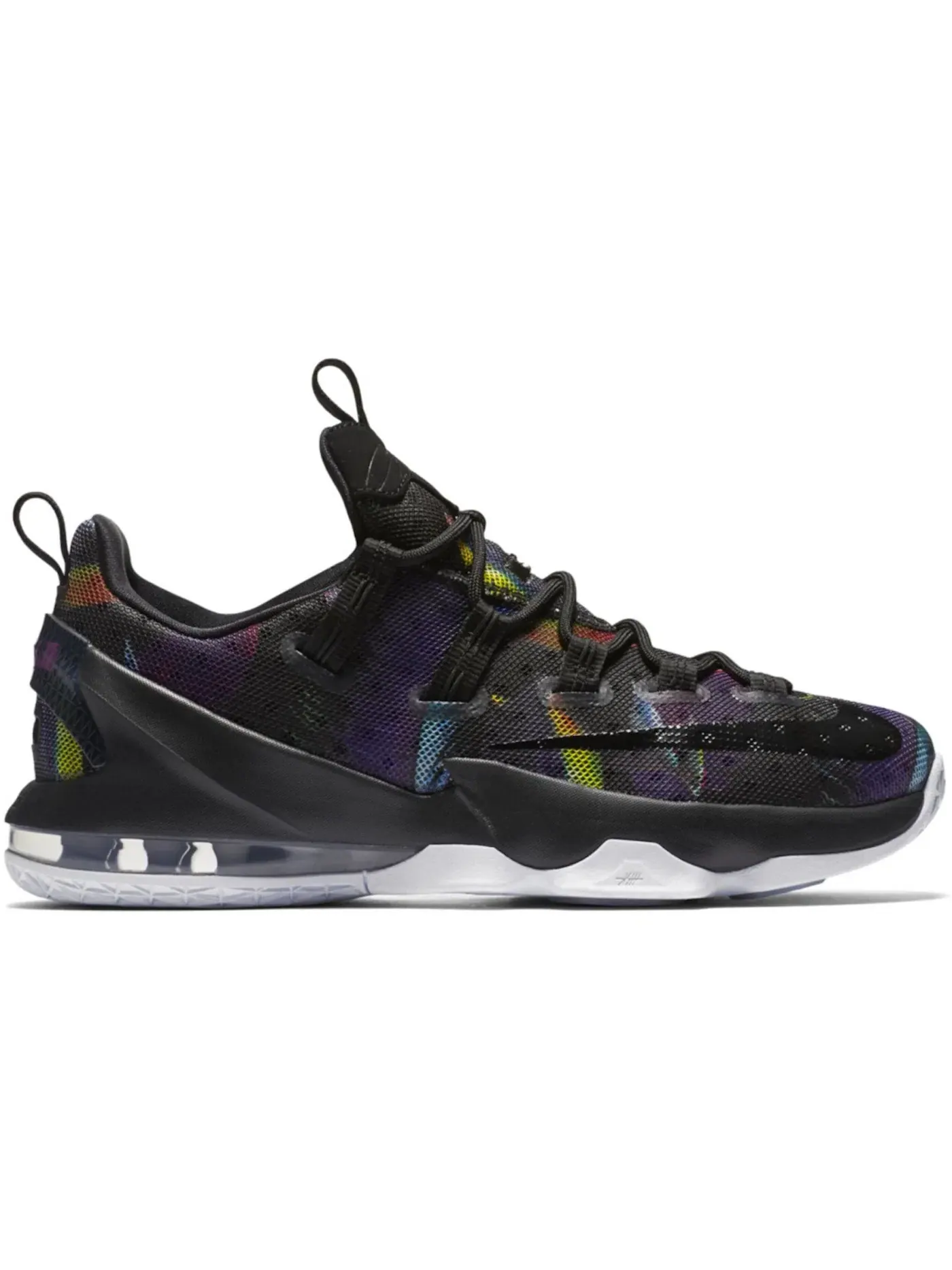 Мужские кроссовки с амортизацией Nike LeBron 13 Low Nike — изображение 1 из 1, черный/черный-белый