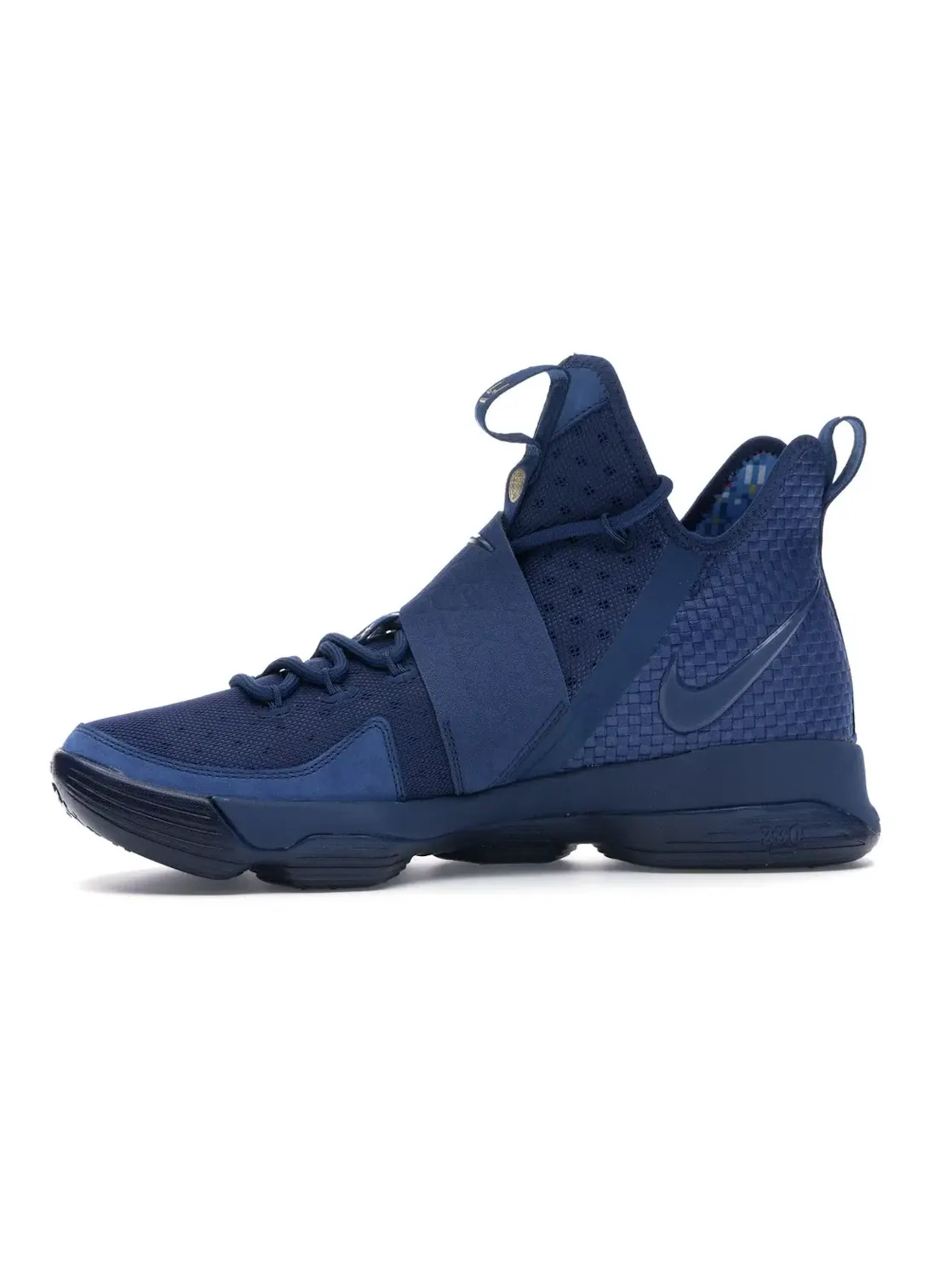 Мужские баскетбольные кроссовки с поддержкой Nike LeBron 14 Nike — изображение 3 из 4, синий/белый-синий