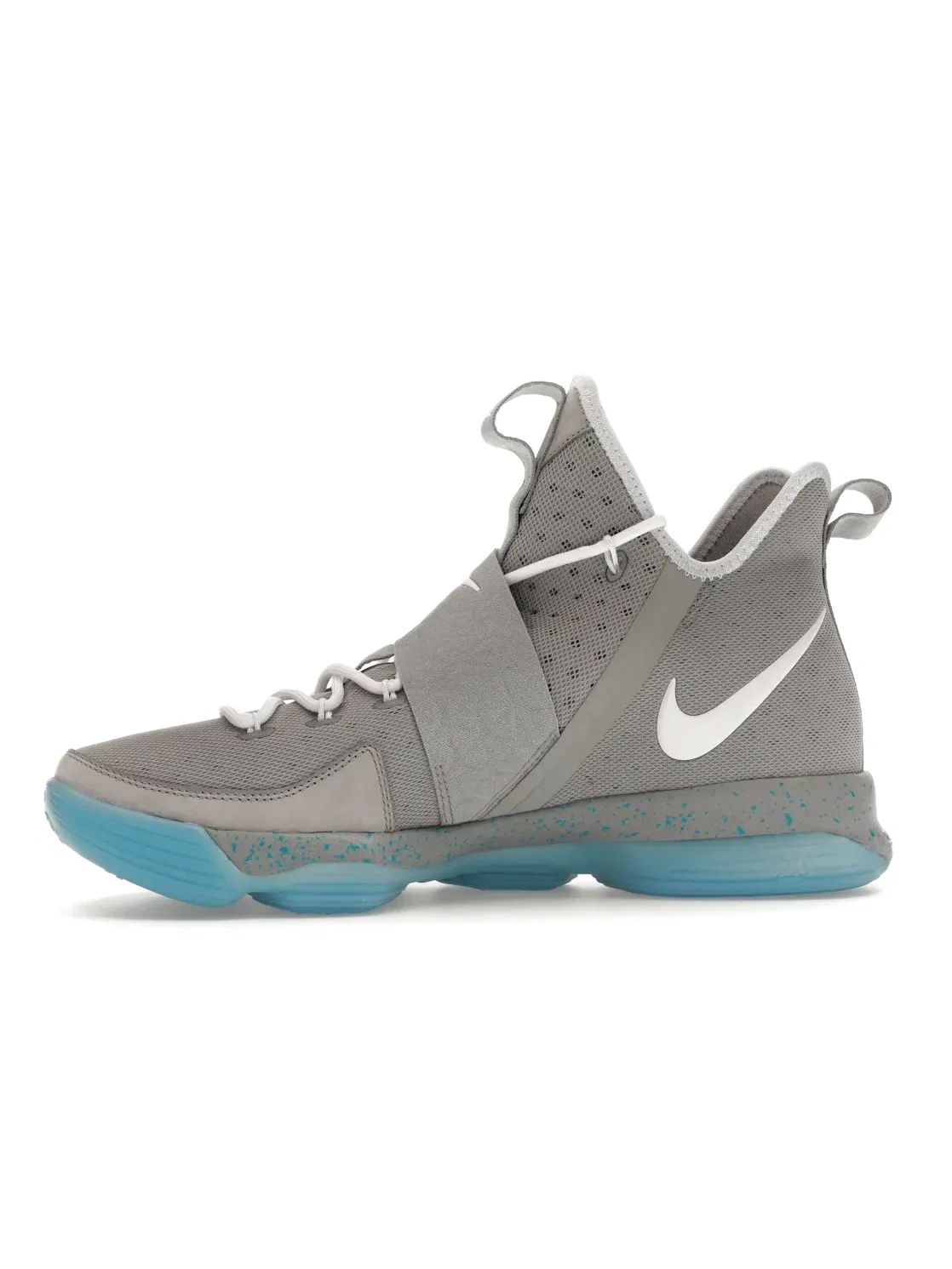 Мужские кроссовки для баскетбола Nike LeBron 14 — изображение 3 из 4, серебристый/-белый