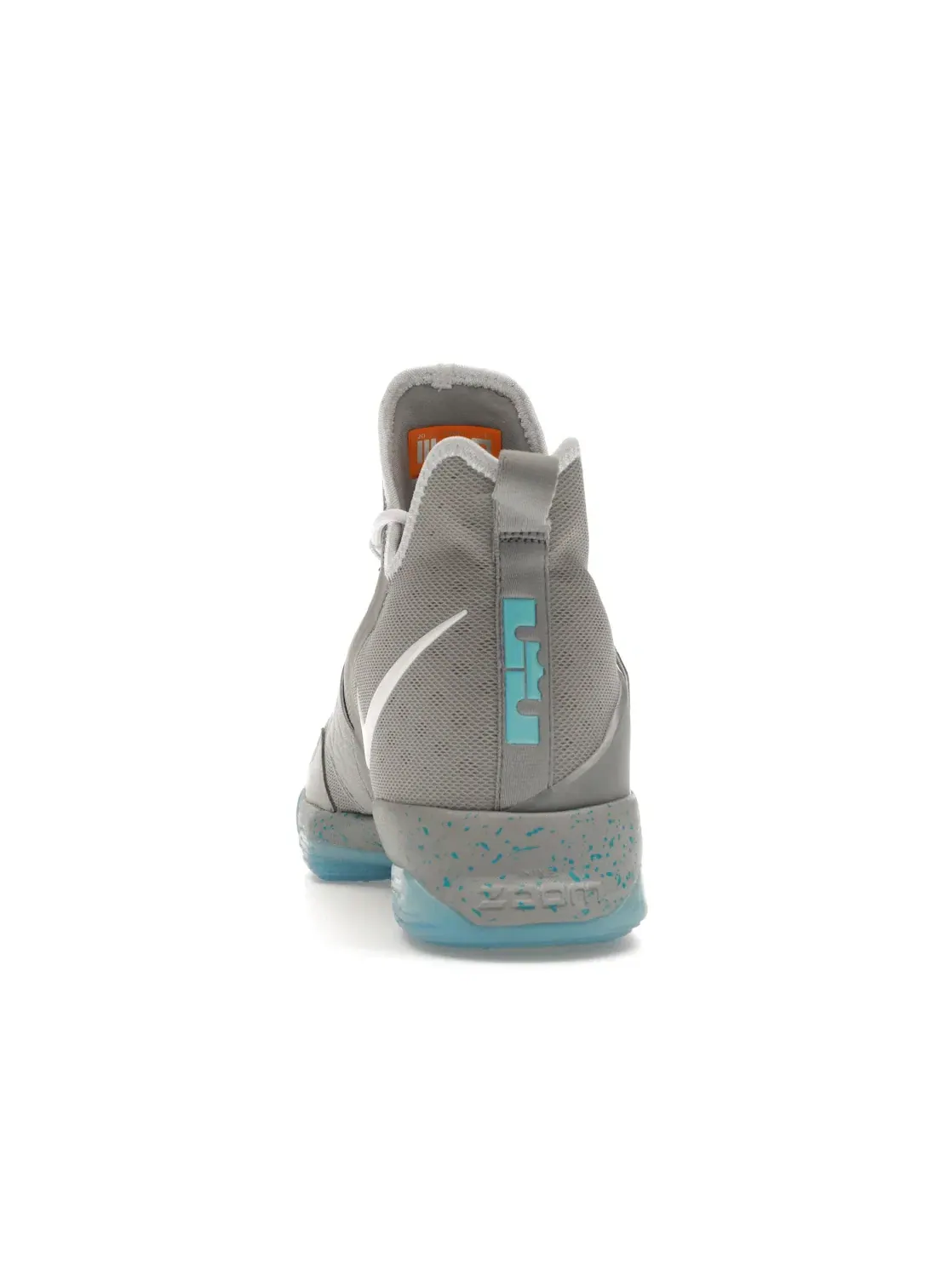 Мужские кроссовки для баскетбола Nike LeBron 14 — изображение 4 из 4, серебристый/-белый