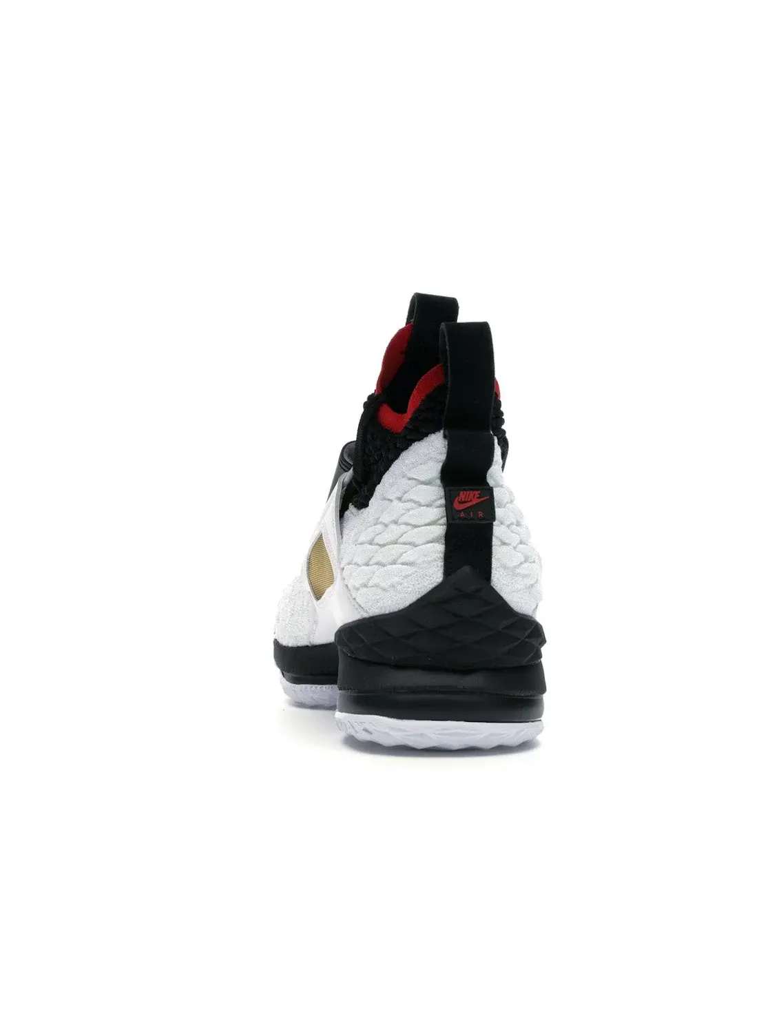 Мужские кроссовки с ремнем Nike LeBron 15 — изображение 4 из 4, белый/белый-черный