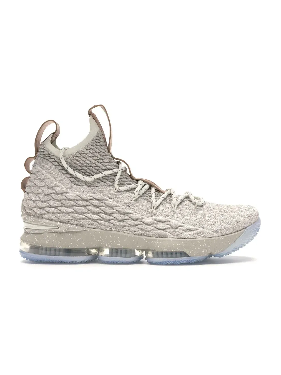 Мужские кроссовки для баскетбола с принтом Nike LeBron 15 — изображение 1 из 4, бежевый