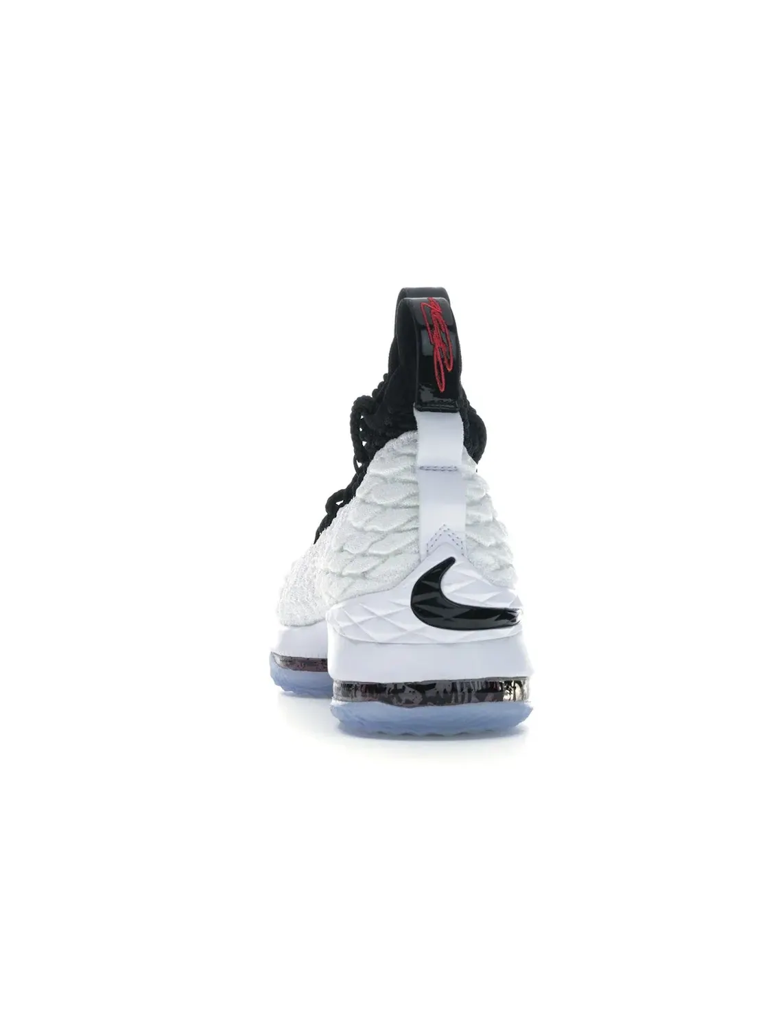 Детские кроссовки для мальчиков с принтом Nike LeBron 15 — изображение 4 из 4, белый/черный