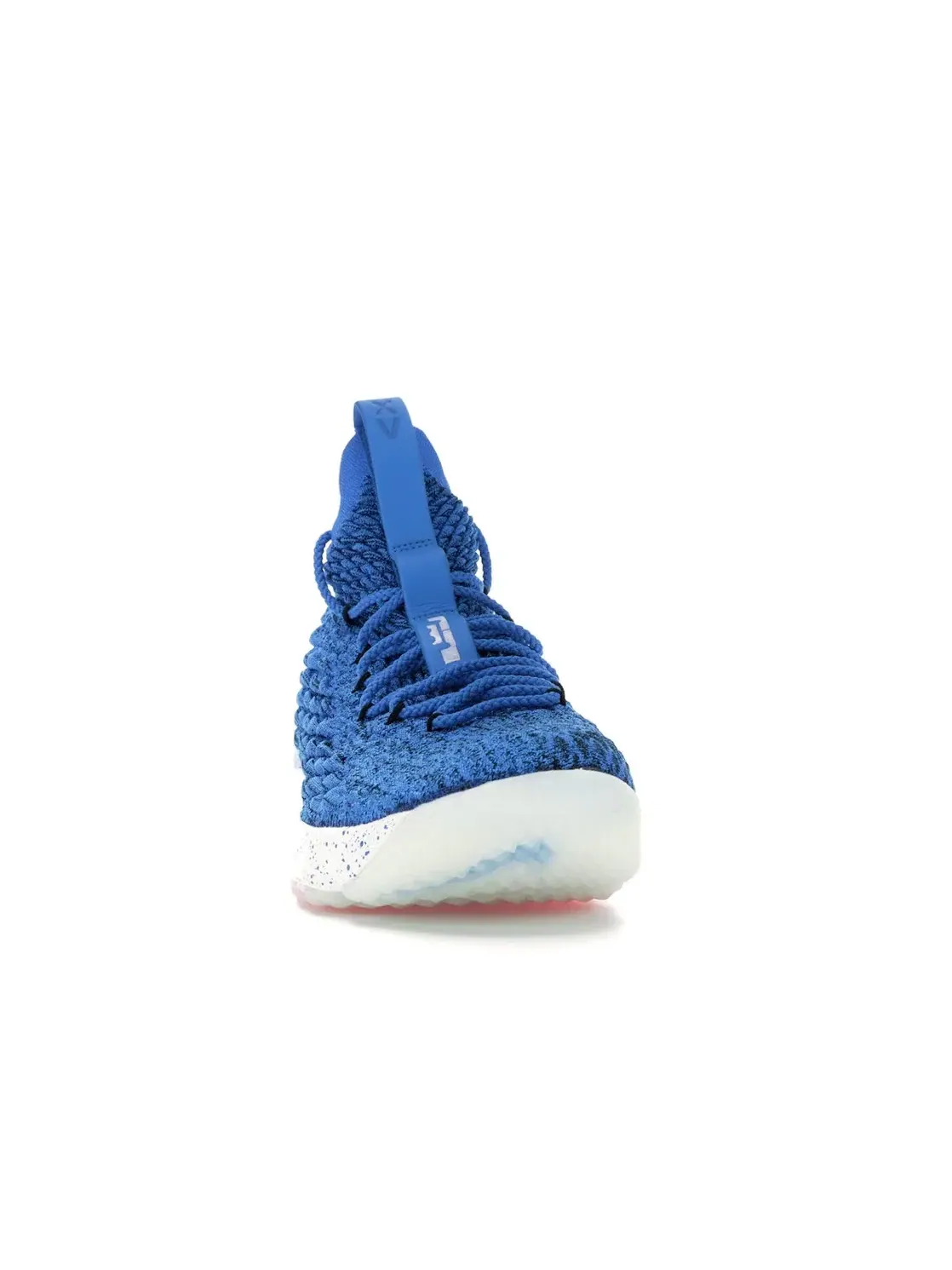 Мужские баскетбольные кроссовки с технологией BattleKnit Nike LeBron 15 — изображение 2 из 4, синий/синий-оранжевый