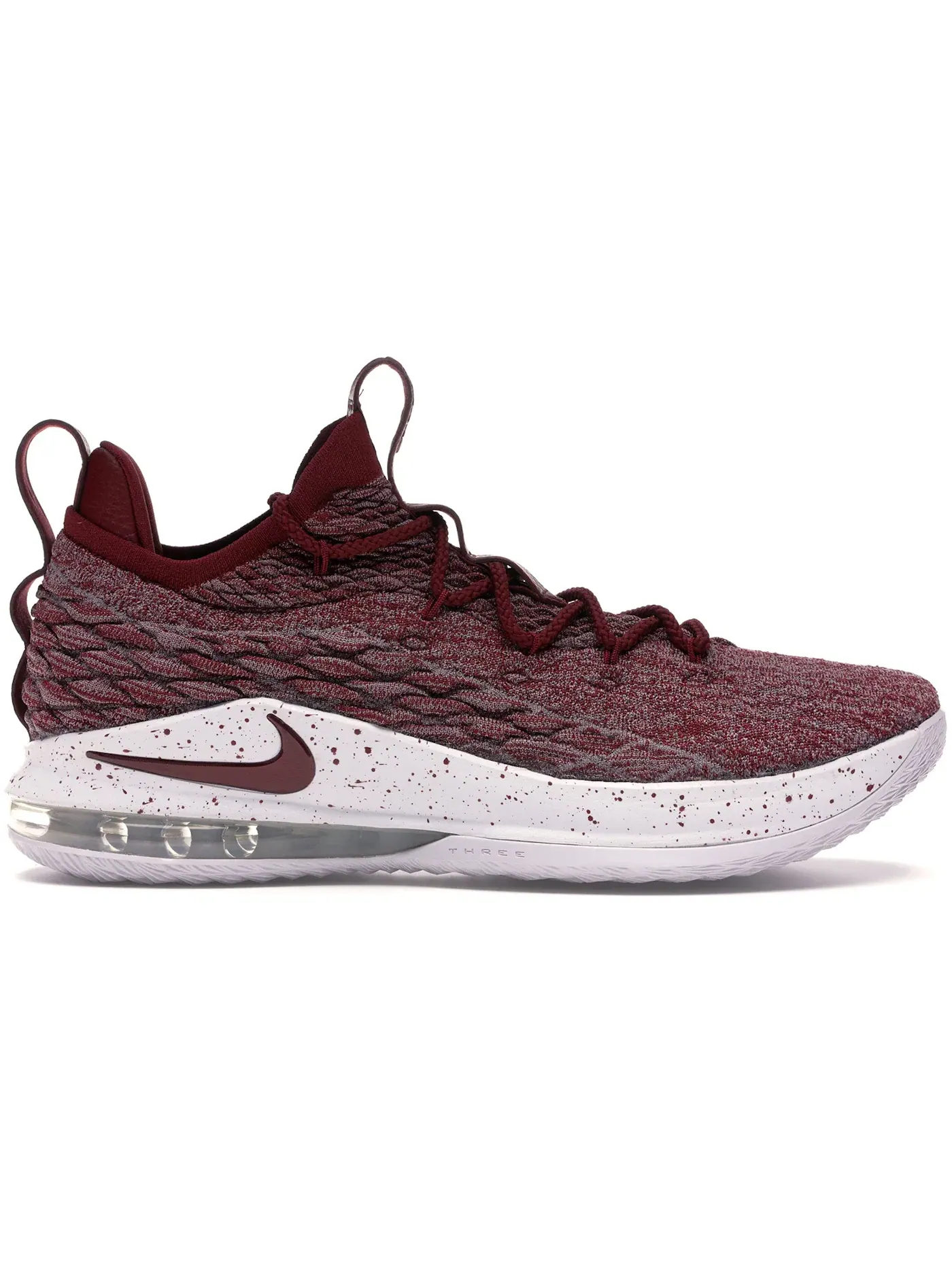 Мужские кроссовки для баскетбола Nike LeBron 15 Low — изображение 1 из 1, серый/красный-серый