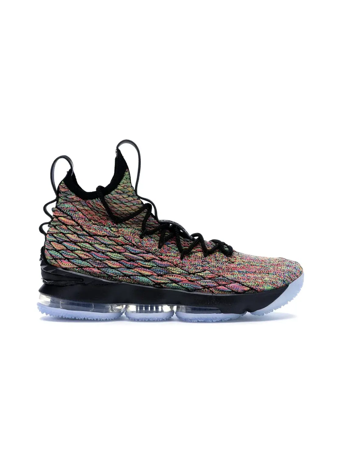 Мужские кроссовки для баскетбола с ярким принтом Nike LeBron 15 — изображение 1 из 4, мульти-/черный