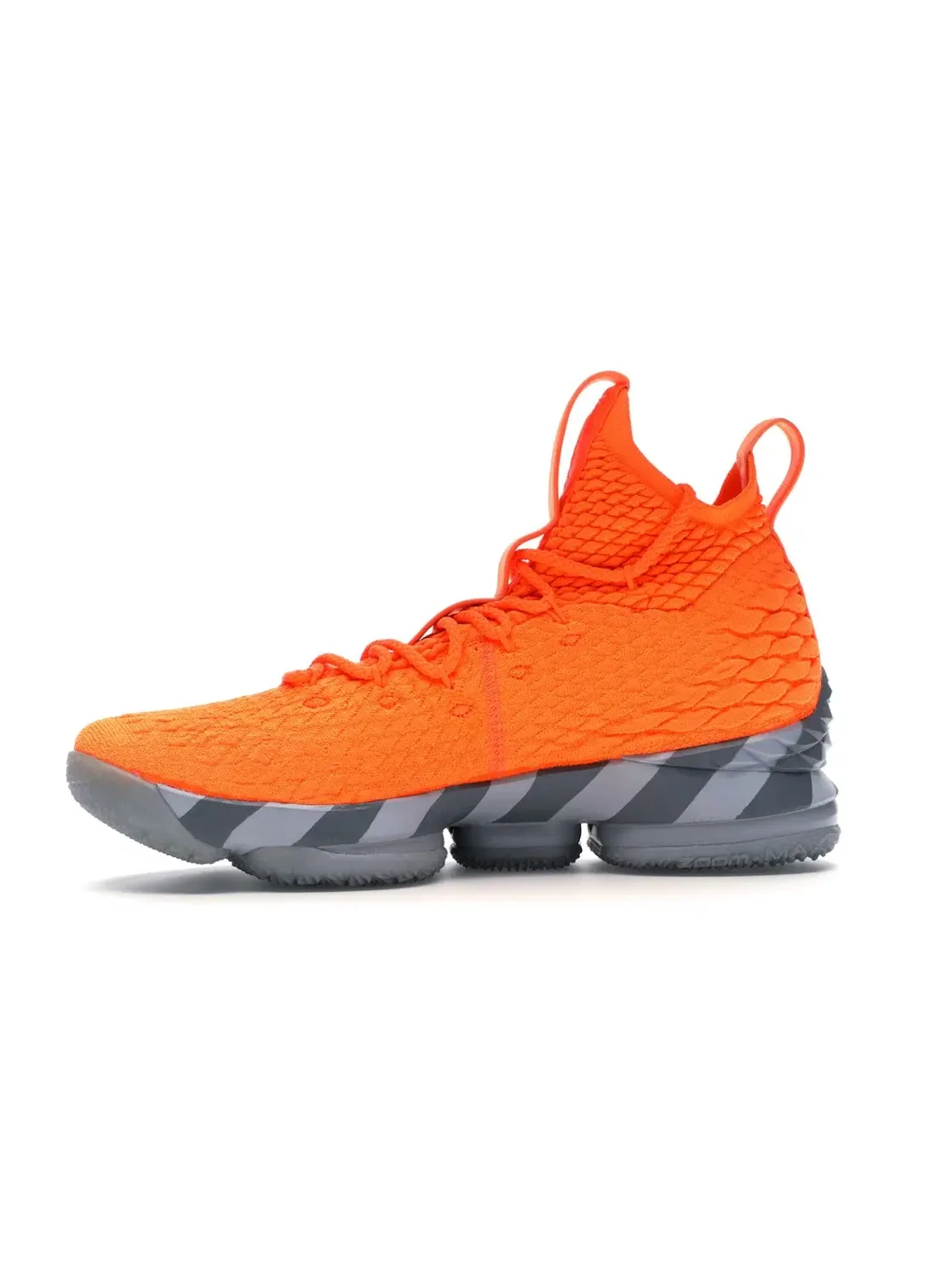 Мужские кроссовки с принтом Nike LeBron 15 — изображение 3 из 4, оранжевый/белый-серый