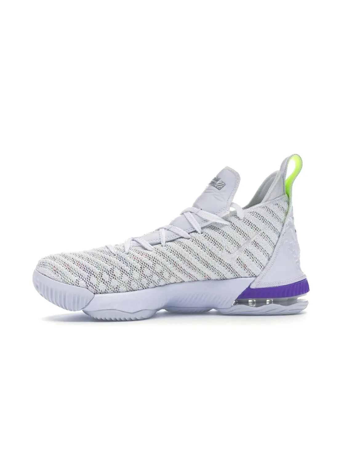 Детские кроссовки для мальчиков с принтом Nike LeBron 16 — изображение 3 из 4, белый/мульти