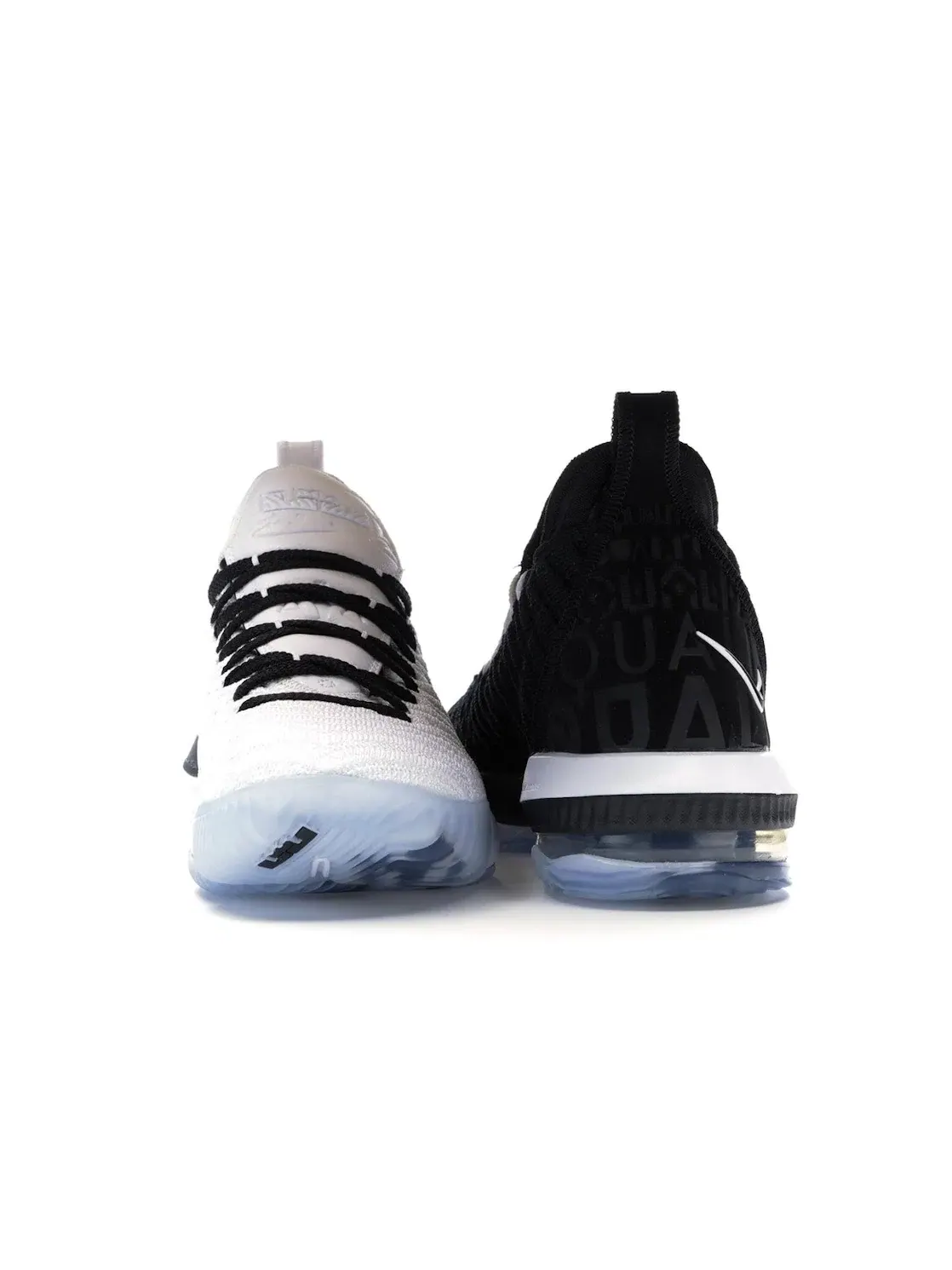 Мужские кроссовки для баскетбола Nike LeBron 16 — изображение 4 из 4, черный/белый
