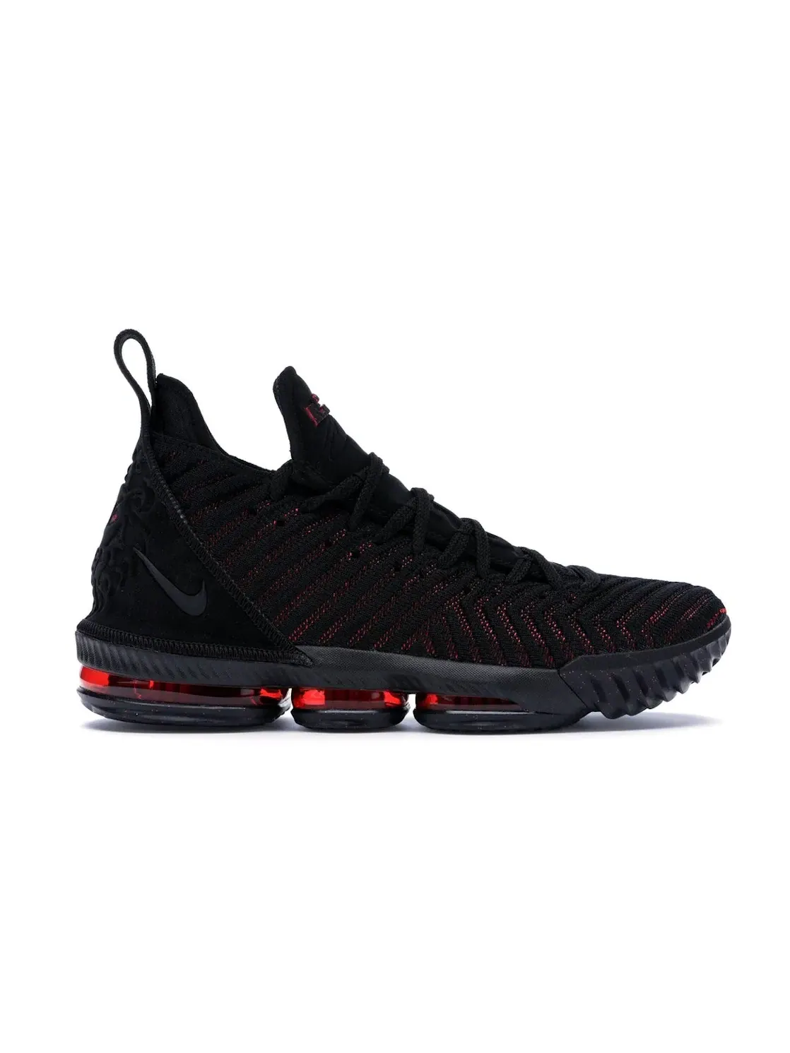 Мужские кроссовки с принтом Nike LeBron 16 — изображение 1 из 4, черный/черный-красный