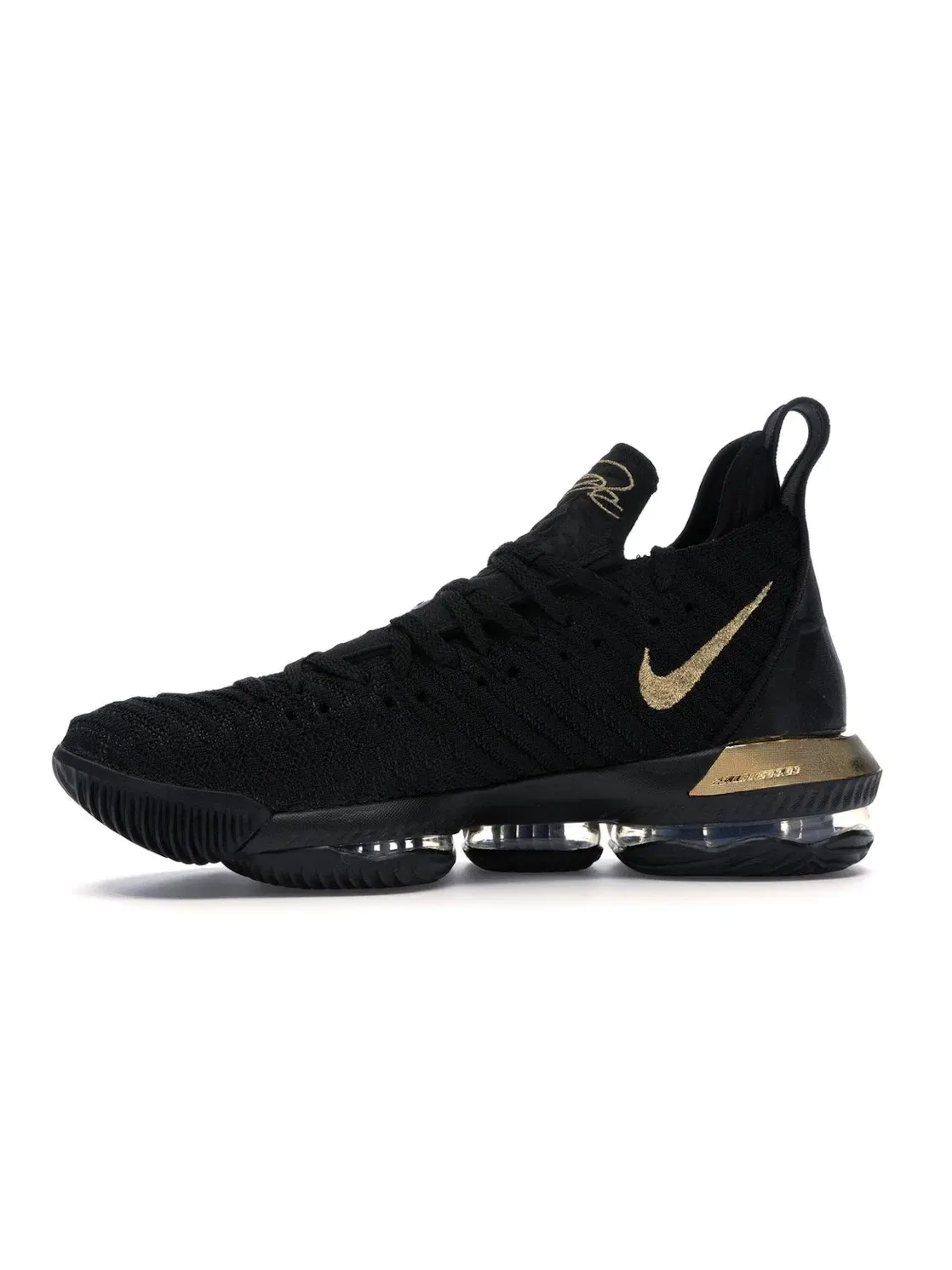 Мужские кроссовки с золотыми акцентами Nike LeBron 16 — изображение 3 из 4