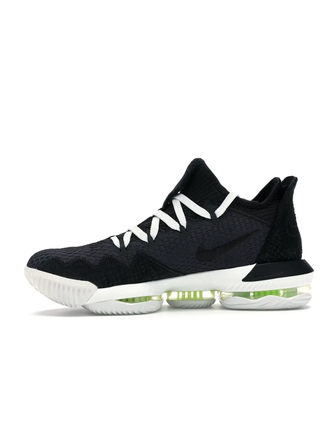 Мужские кроссовки для баскетбола с полной амортизацией Nike LeBron 16 Low — изображение 3 из 4, черный/черный-белый