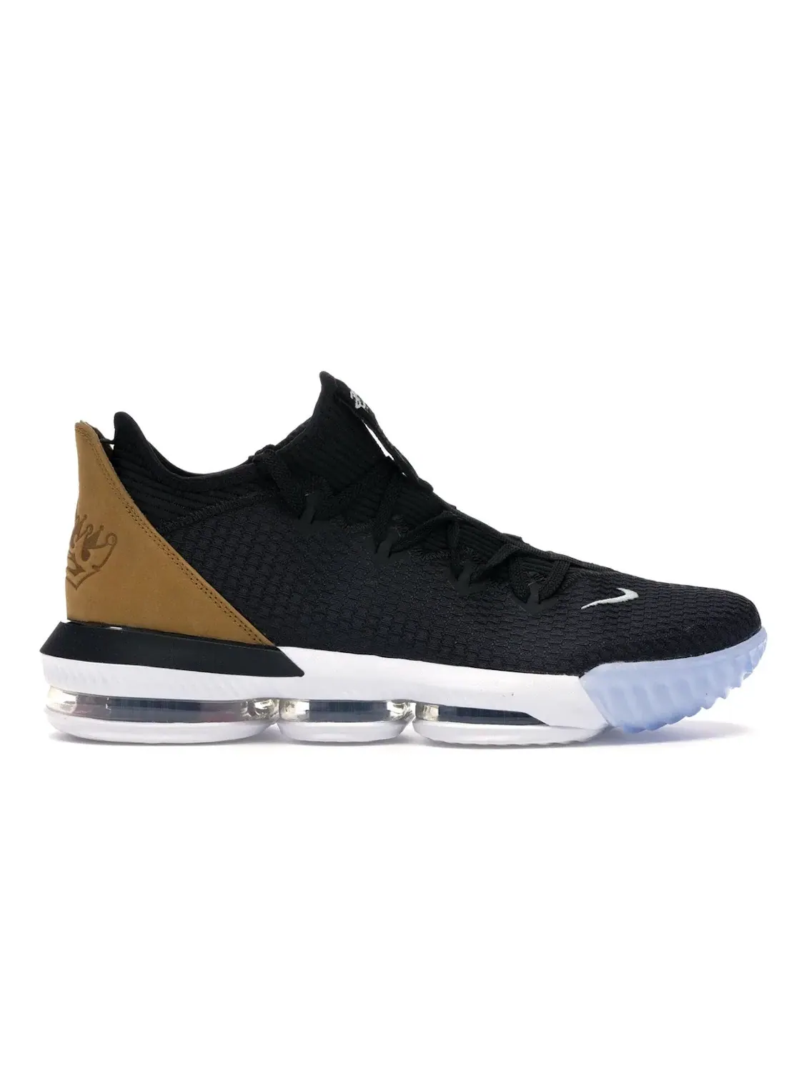 Мужские кроссовки для баскетбола с амортизацией Nike LeBron 16 Low — изображение 1 из 4, черный/мульти--белый