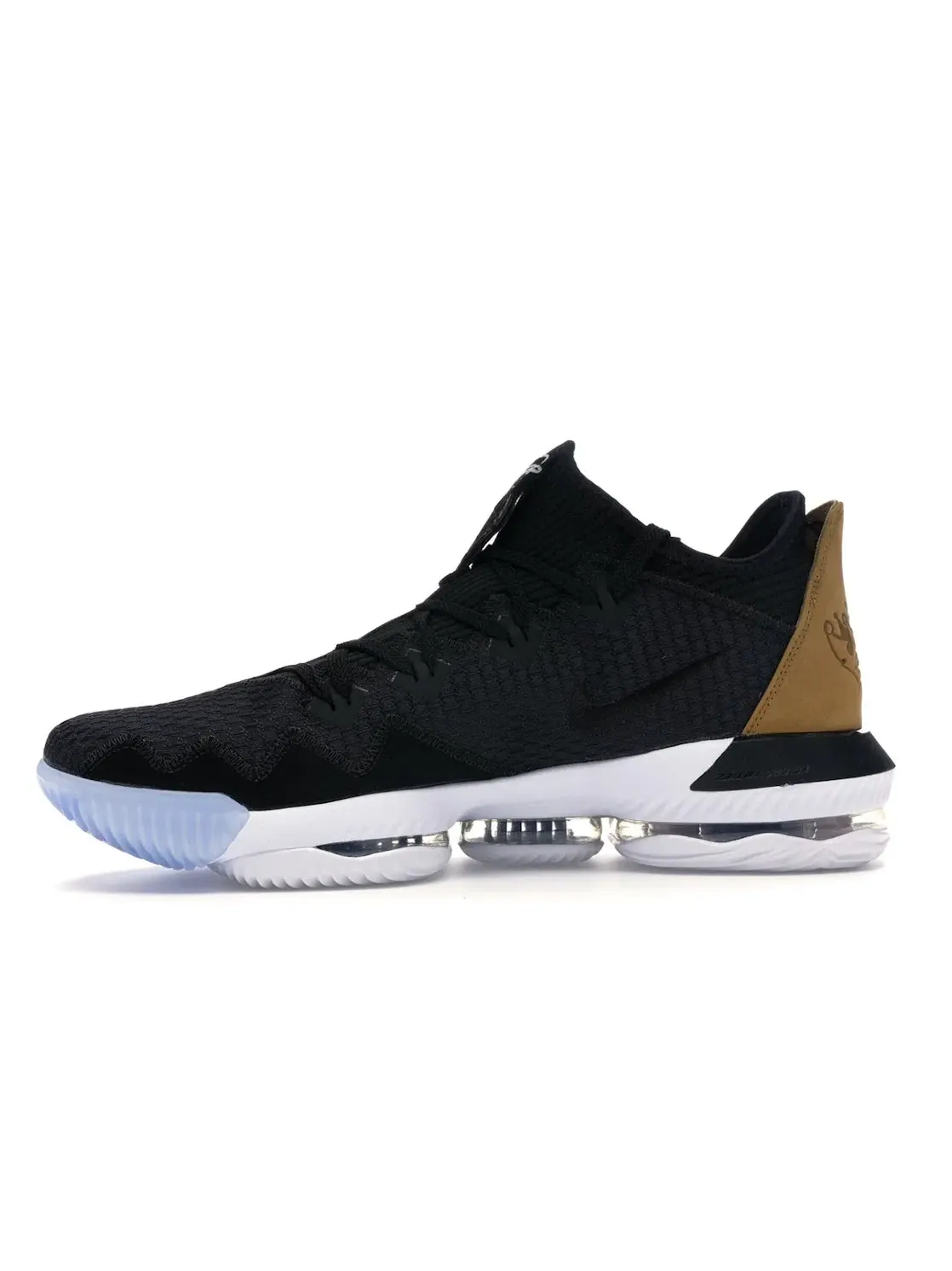 Мужские кроссовки для баскетбола с амортизацией Nike LeBron 16 Low — изображение 3 из 4, черный/мульти--белый