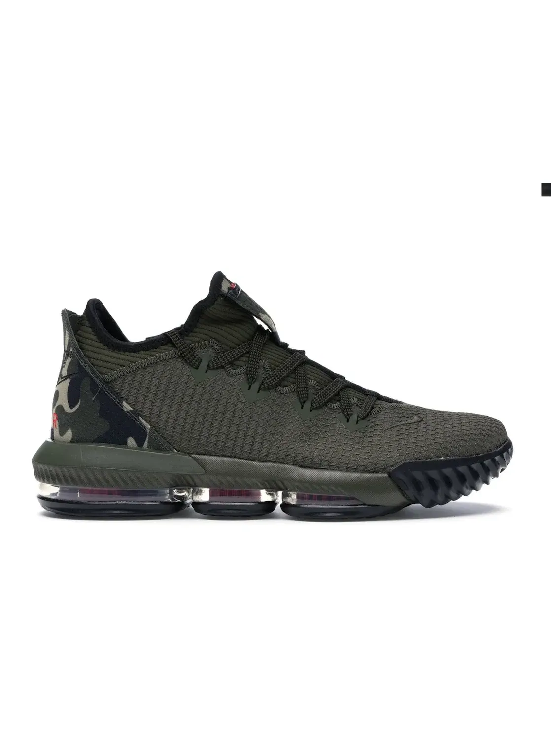 Мужские баскетбольные кроссовки с принтом Nike LeBron 16 Low — изображение 1 из 4, хаки/черный-оливковый